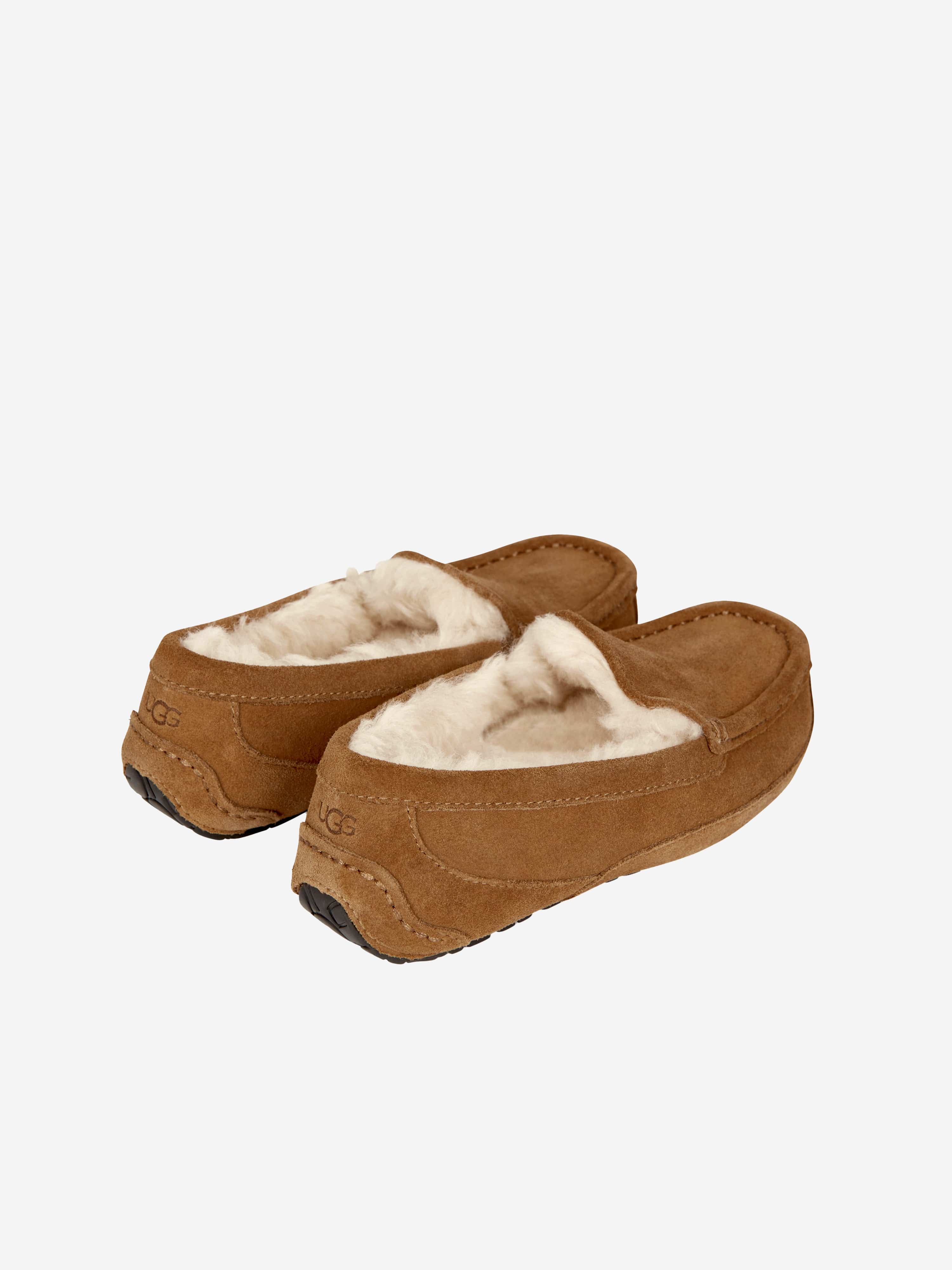 UGG Kids Ascot Slippers in Brown