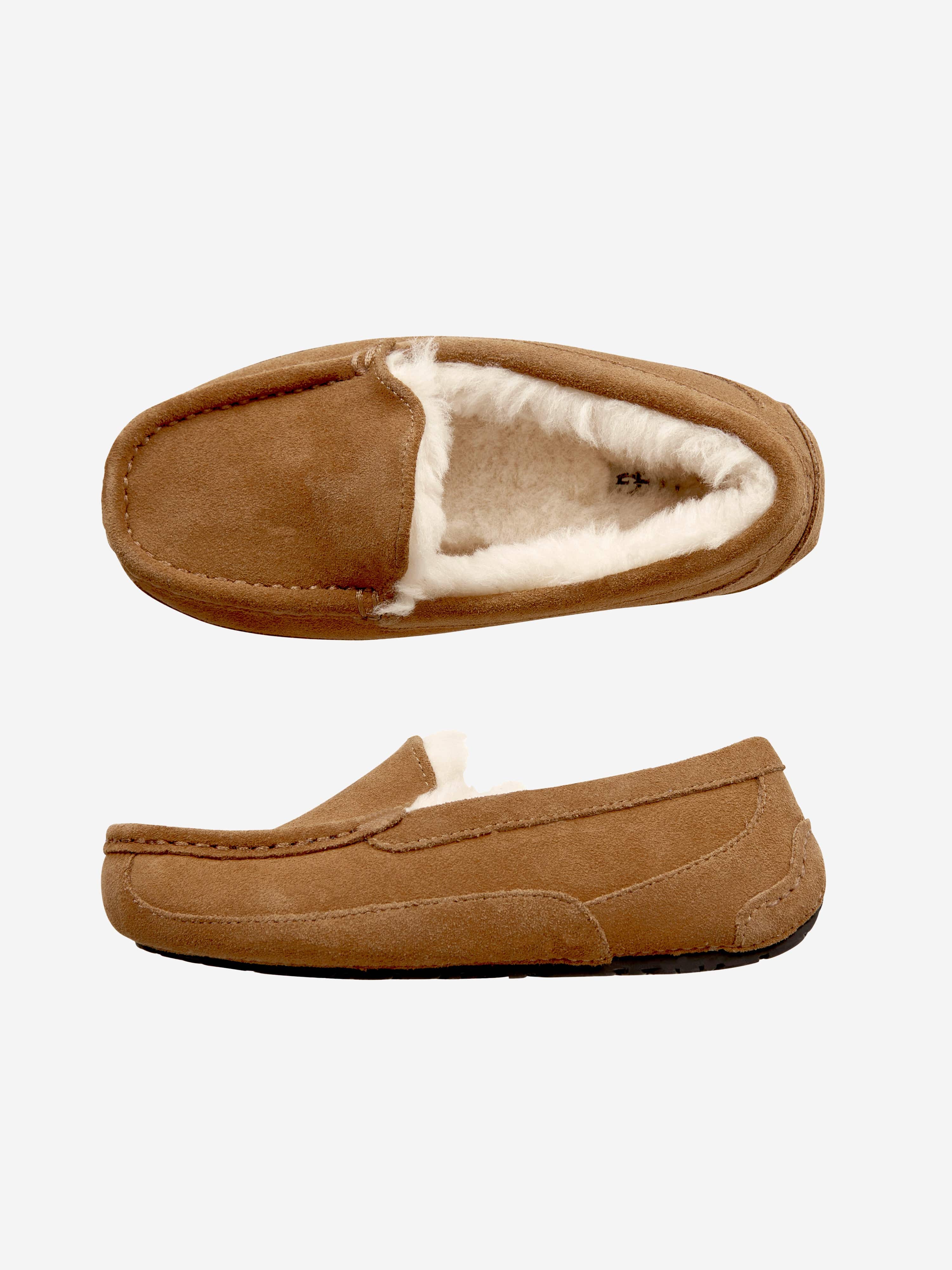 UGG Kids Ascot Slippers in Brown