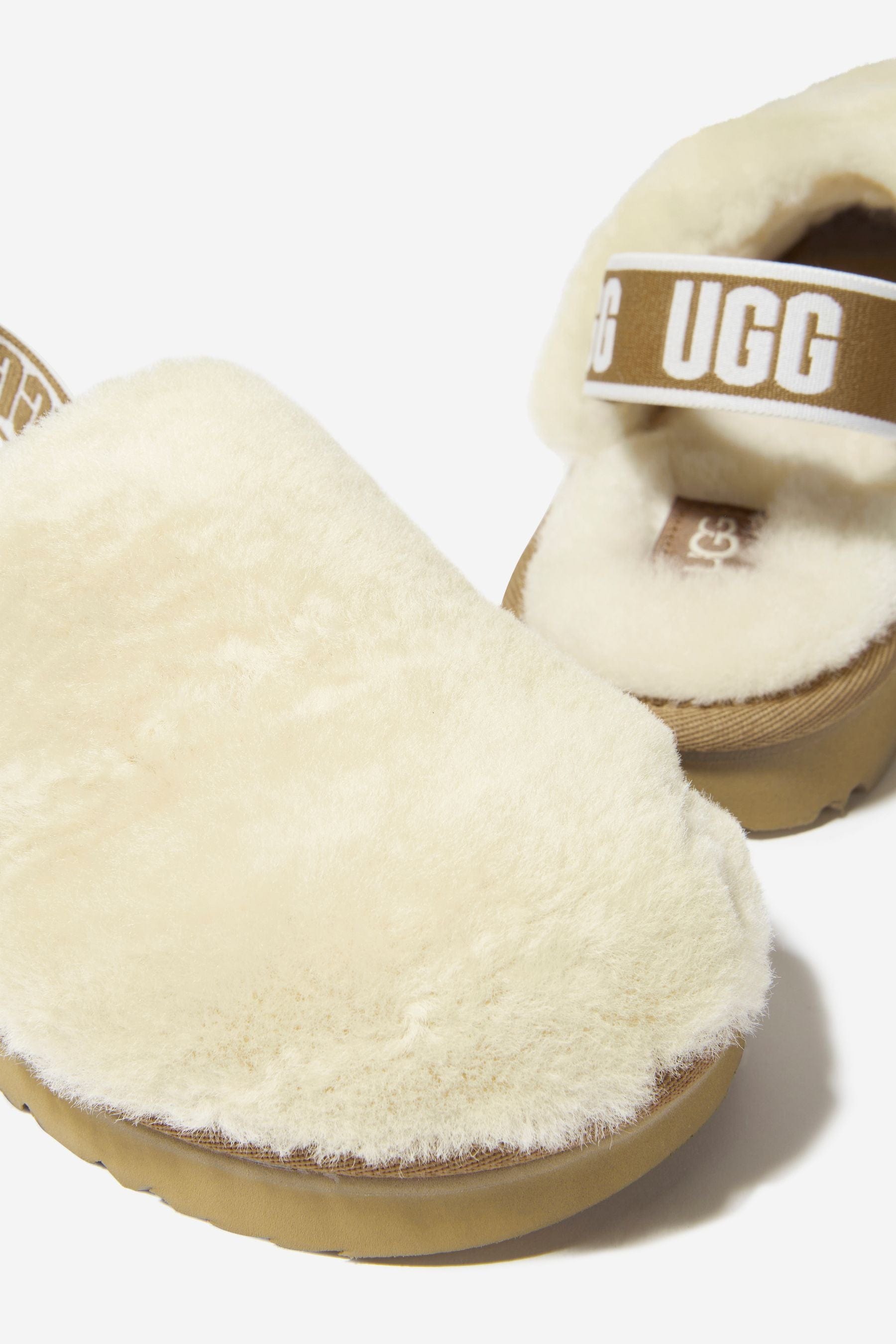 UGG Unisex Sheepskin Fluff Yeah Clogs