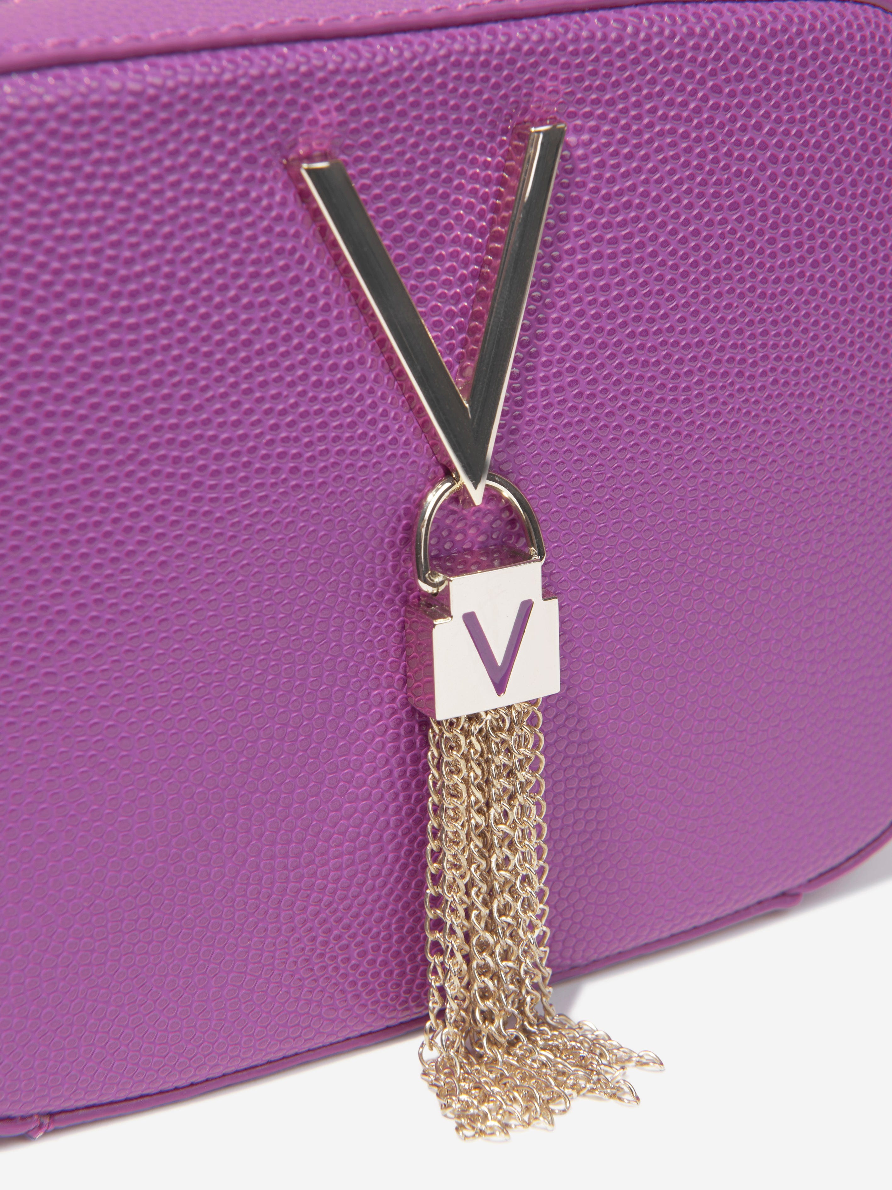 Valentino Girls Divina Crossbody Bag in Purple (W: 6cm)