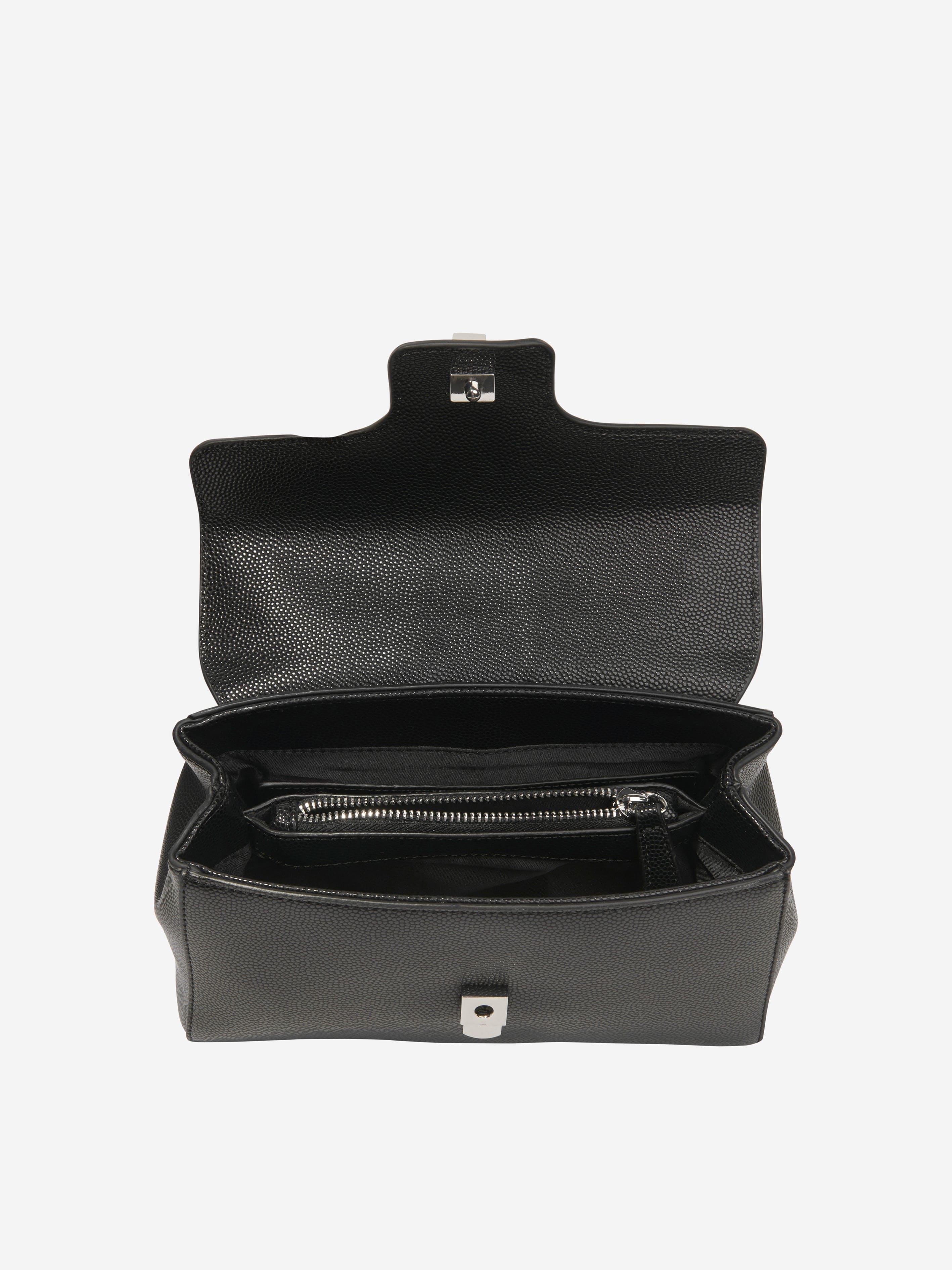 Valentino Girls Divina Flap Bag in Black (W: 9cm)