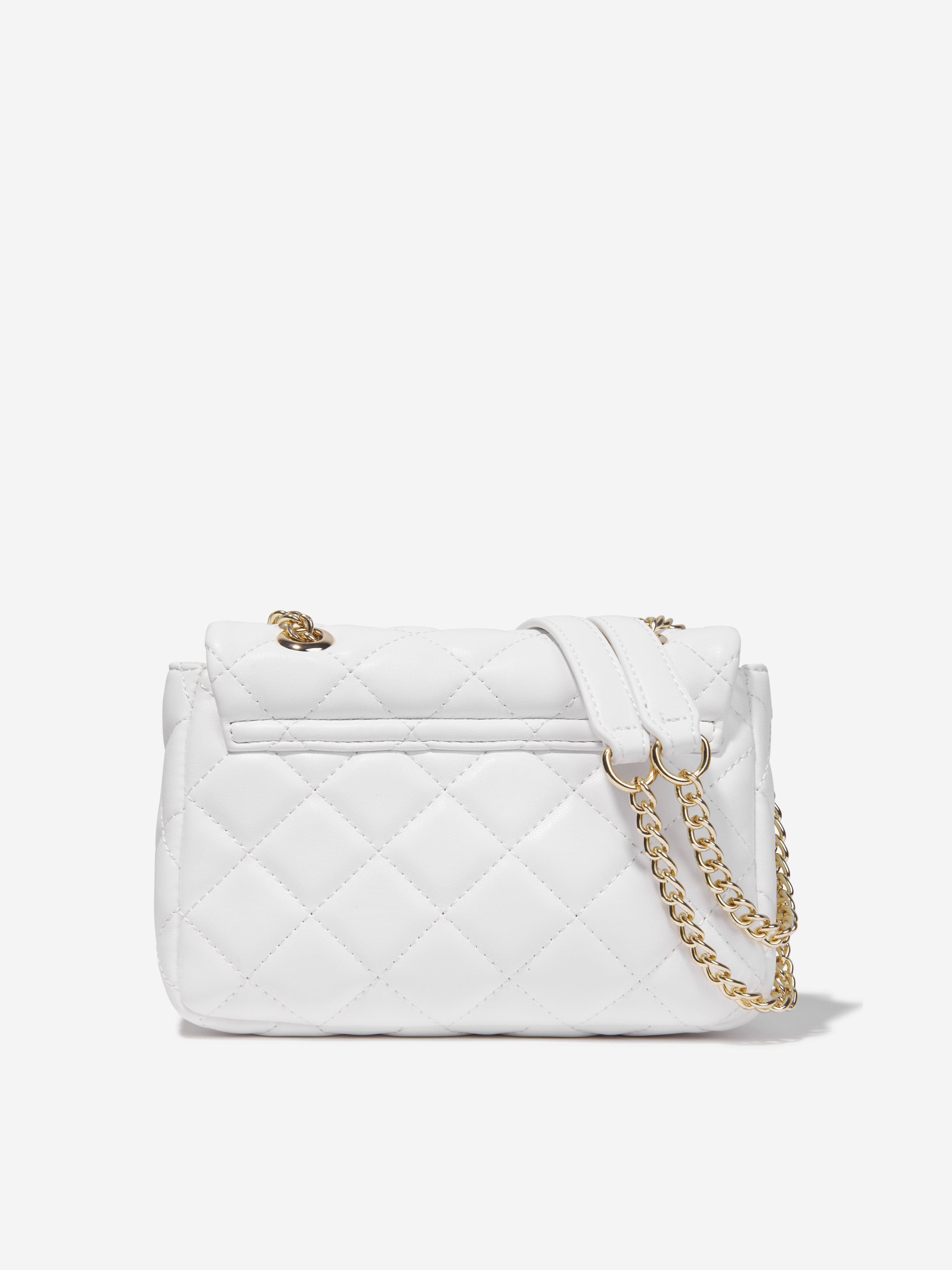 Valentino Girls Ocarina Flap Bag in Whtie (W: 8cm)