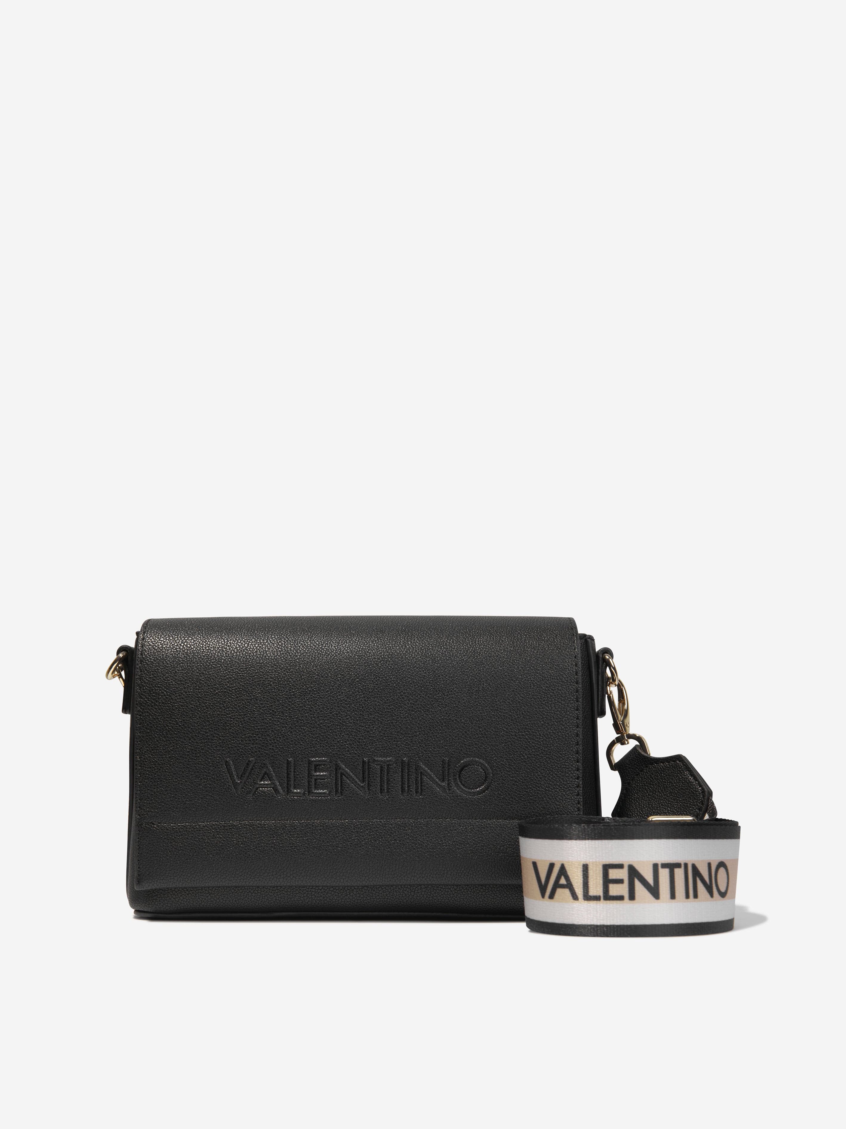 Valentino Girls Noodle Crossbody Bag in Black (W: 7cm)