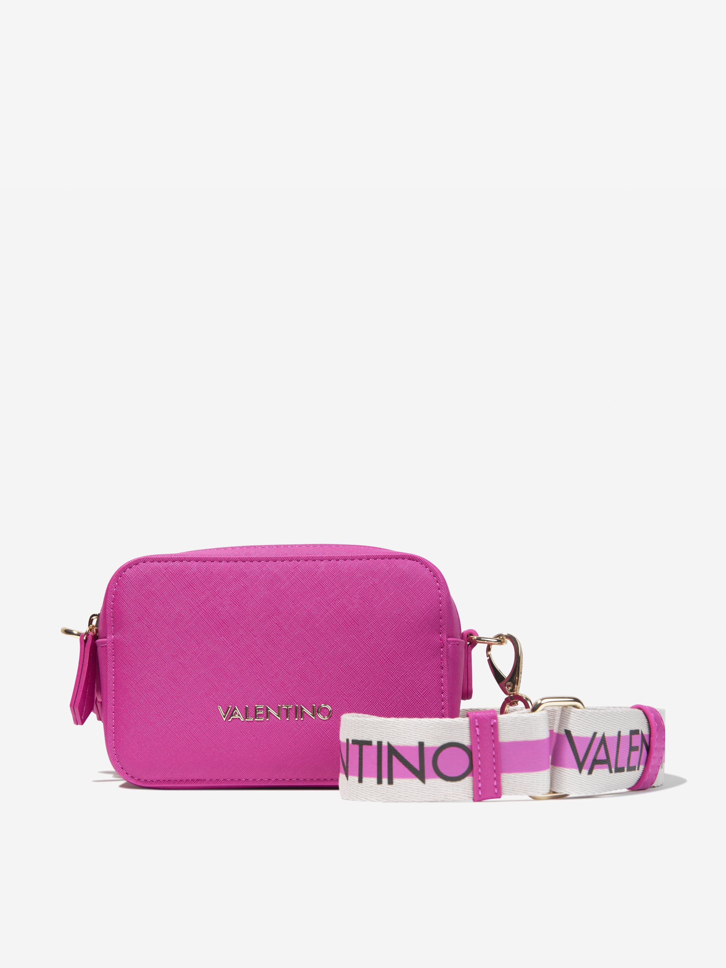 Valentino Girls Zero Crossbody Bag in Pink (W: 8cm)