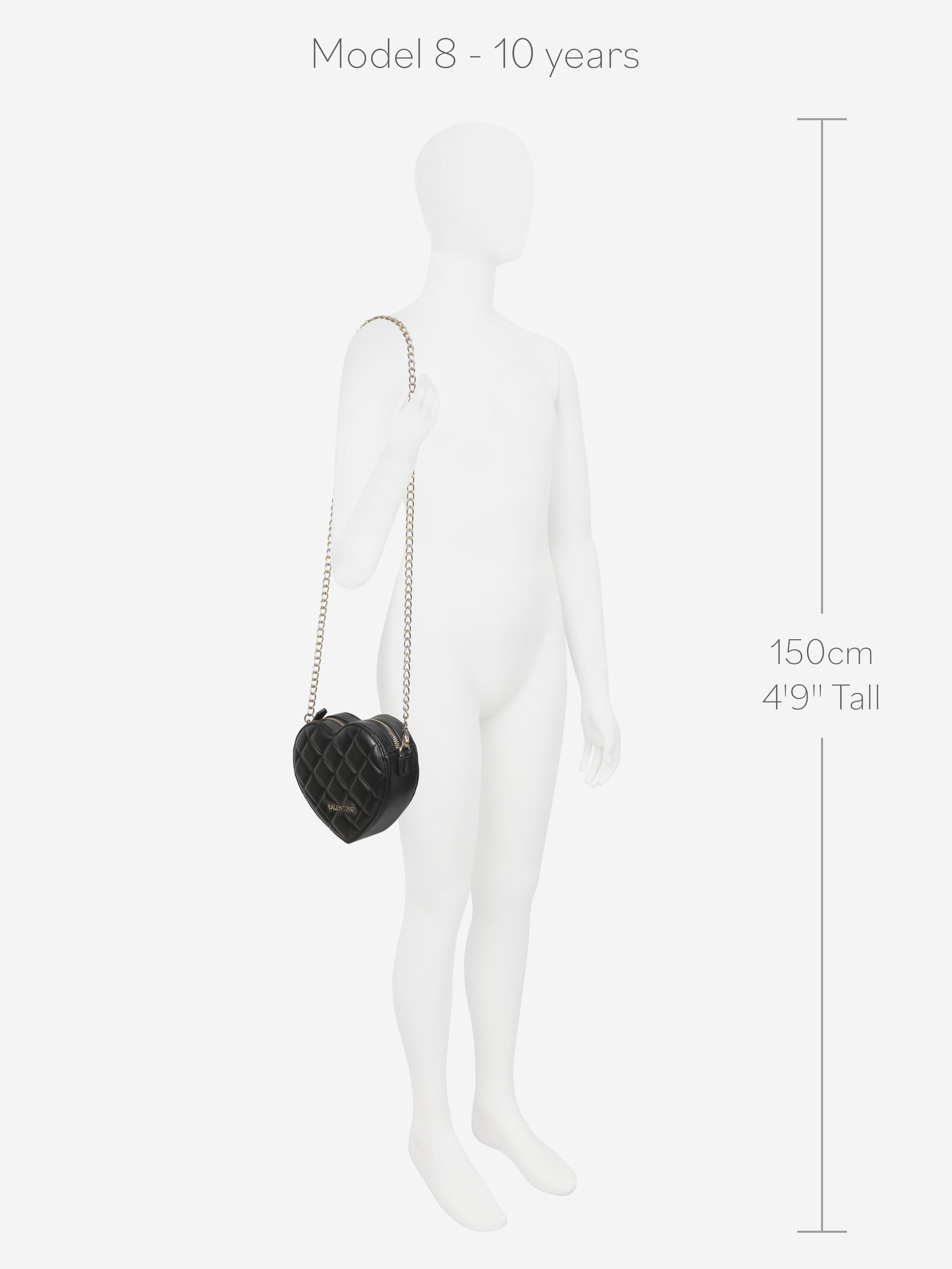 Valentino Girls Marshmallow Crossbody Bag in Black (W: 6cm)