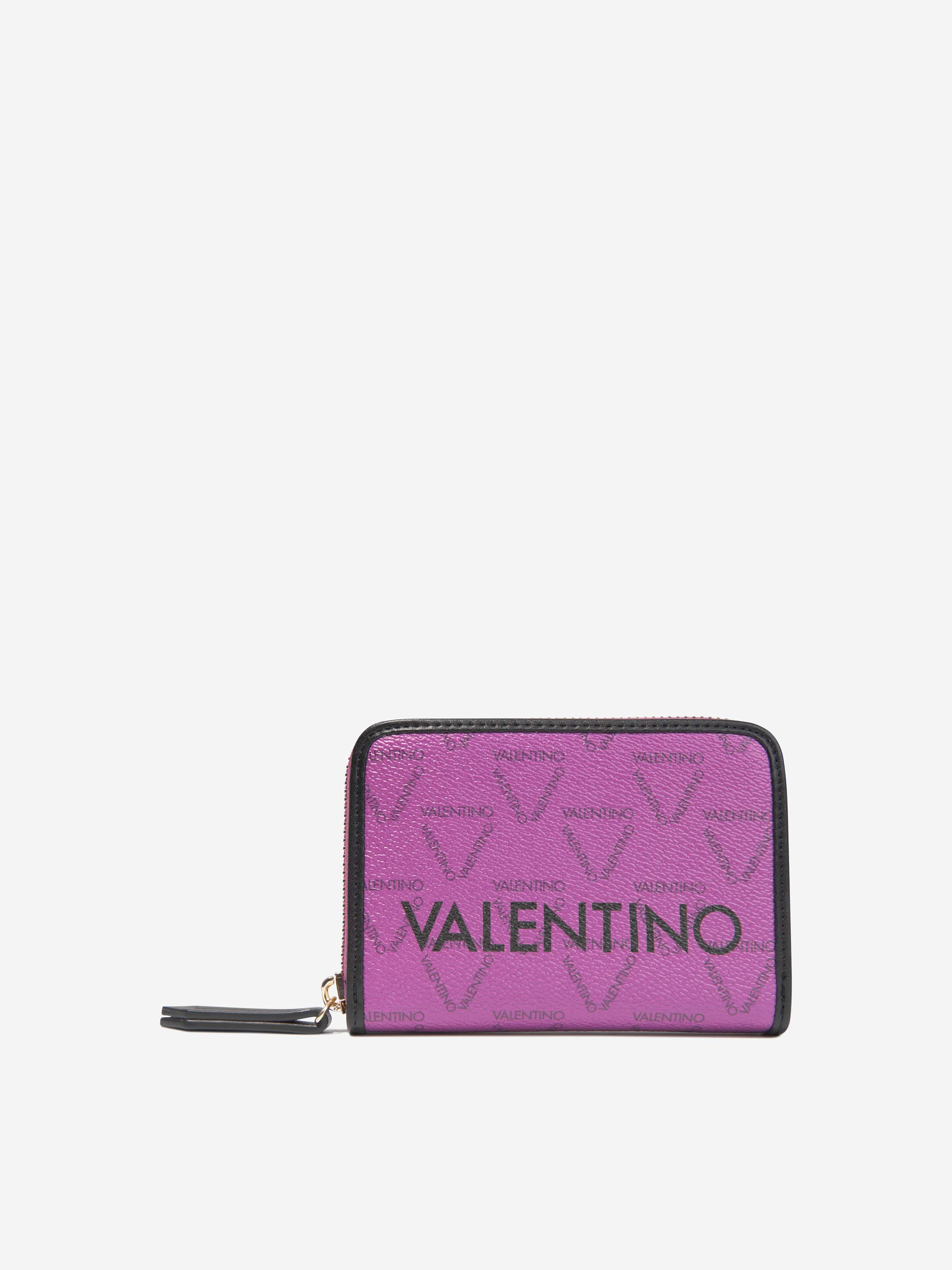 Valentino Girls Liuto Zip Around Wallet in Purple (W: 2cm)