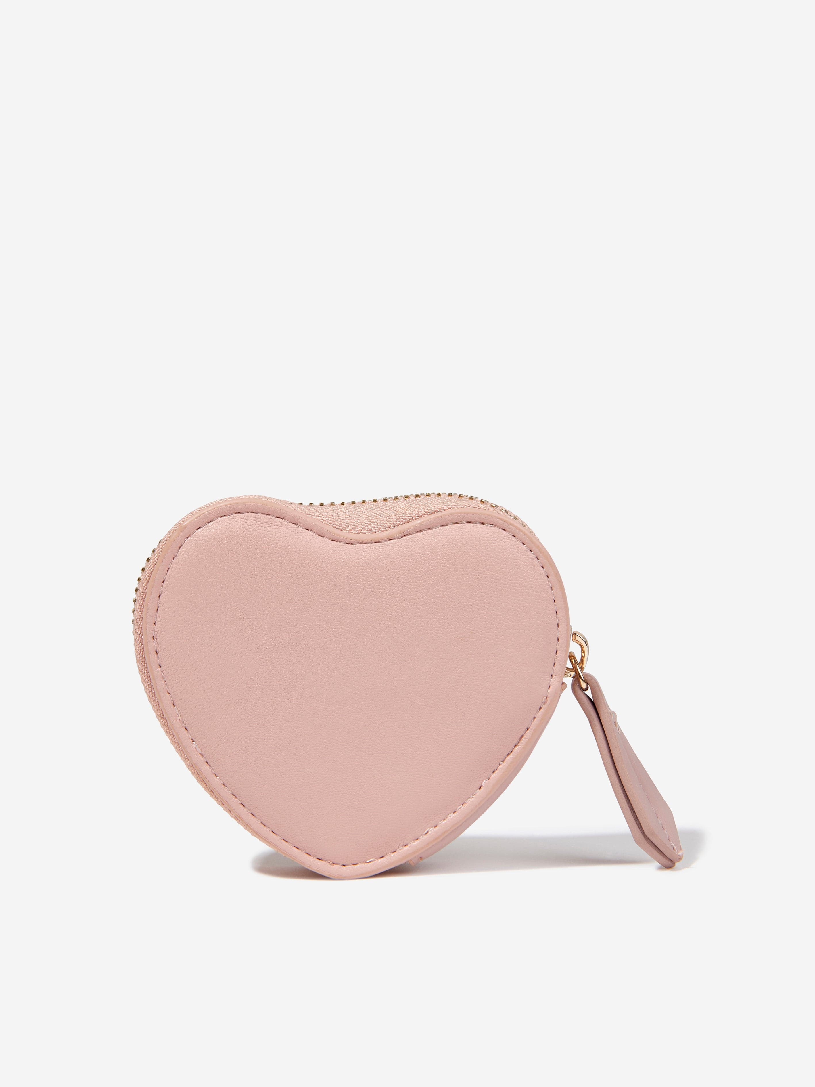 Valentino Girls Mild Heart Purse in Pink (W: 2cm)