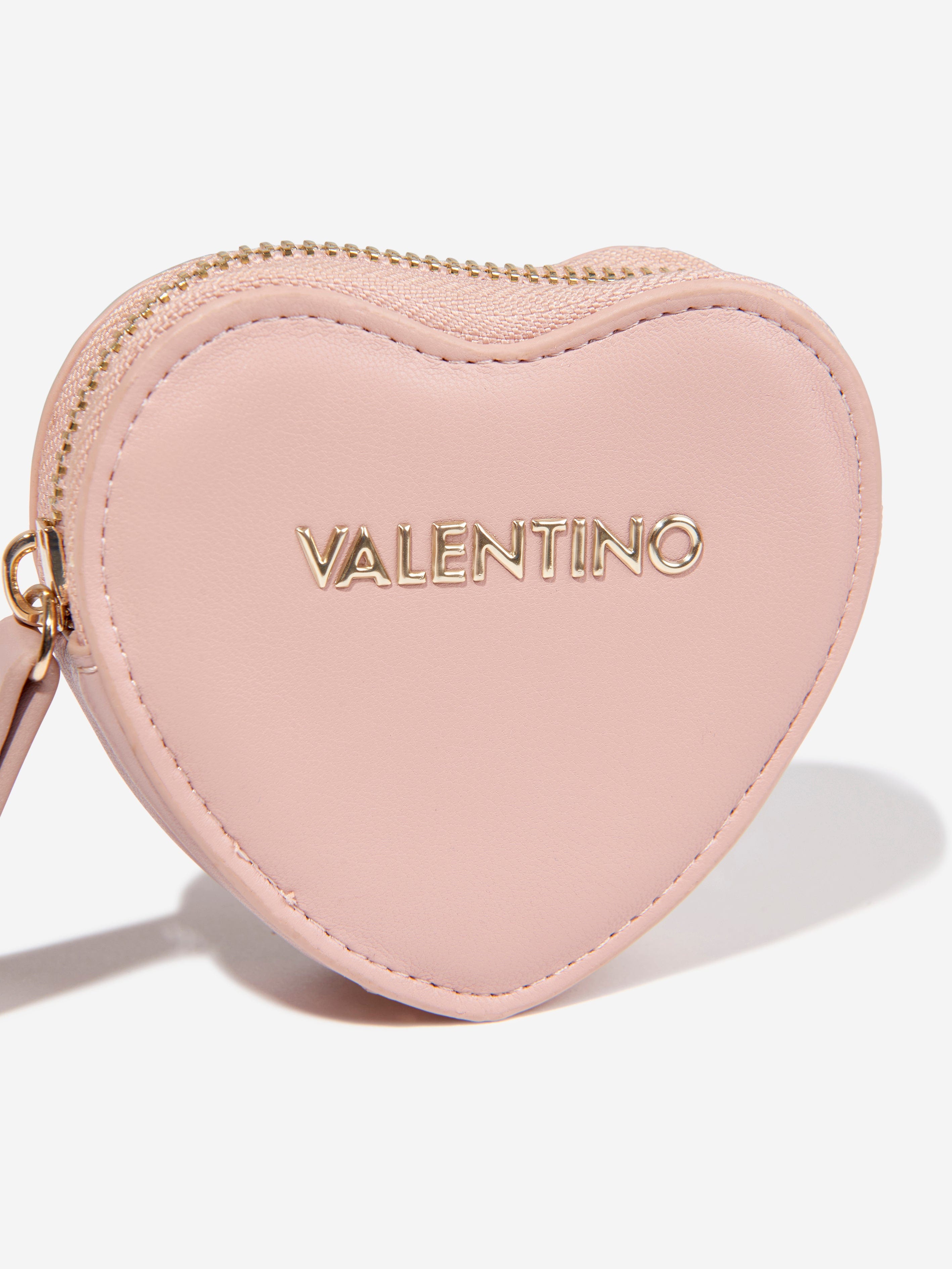 Valentino Girls Mild Heart Purse in Pink (W: 2cm)