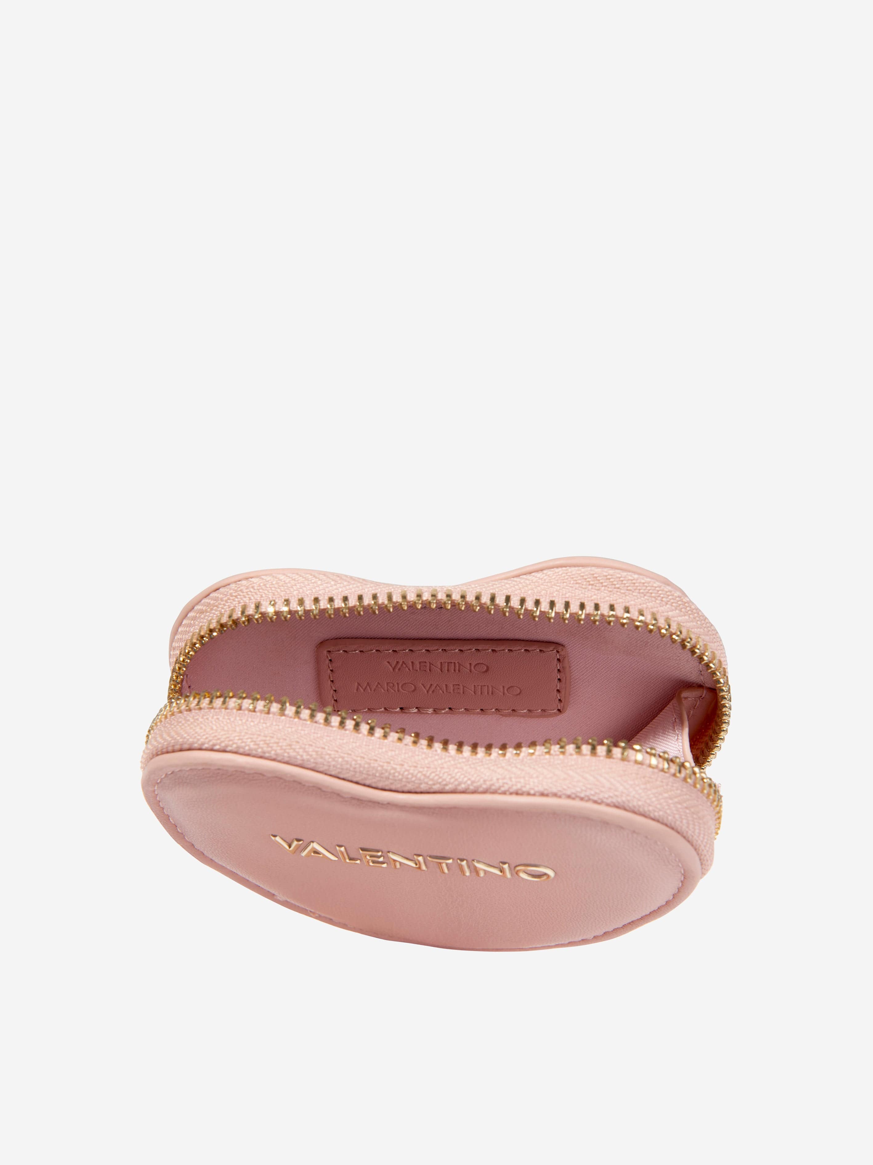 Valentino Girls Mild Heart Purse in Pink (W: 2cm)