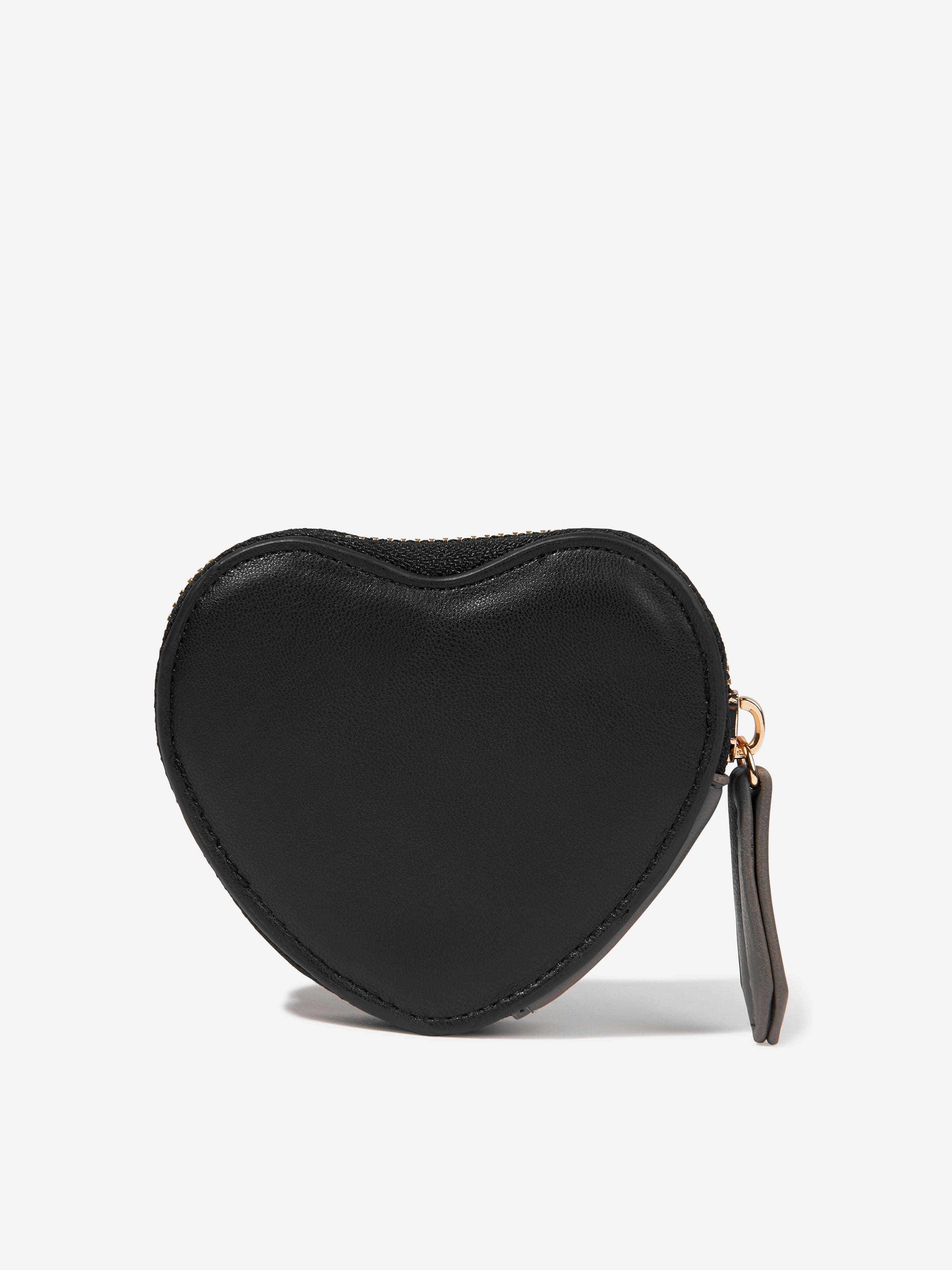 Valentino Girls Mild Heart Purse in Black (W: 2cm)