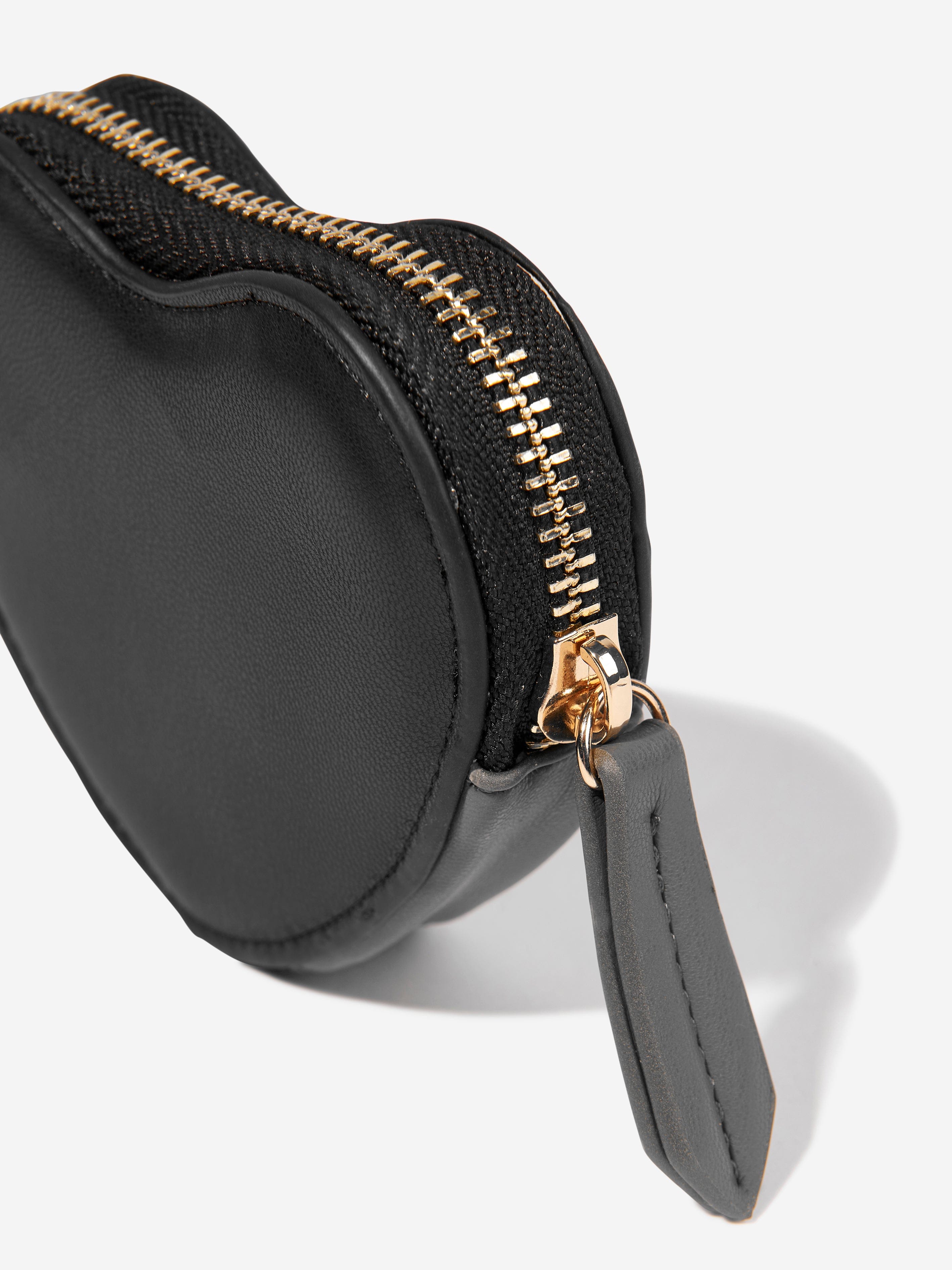 Valentino Girls Mild Heart Purse in Black (W: 2cm)