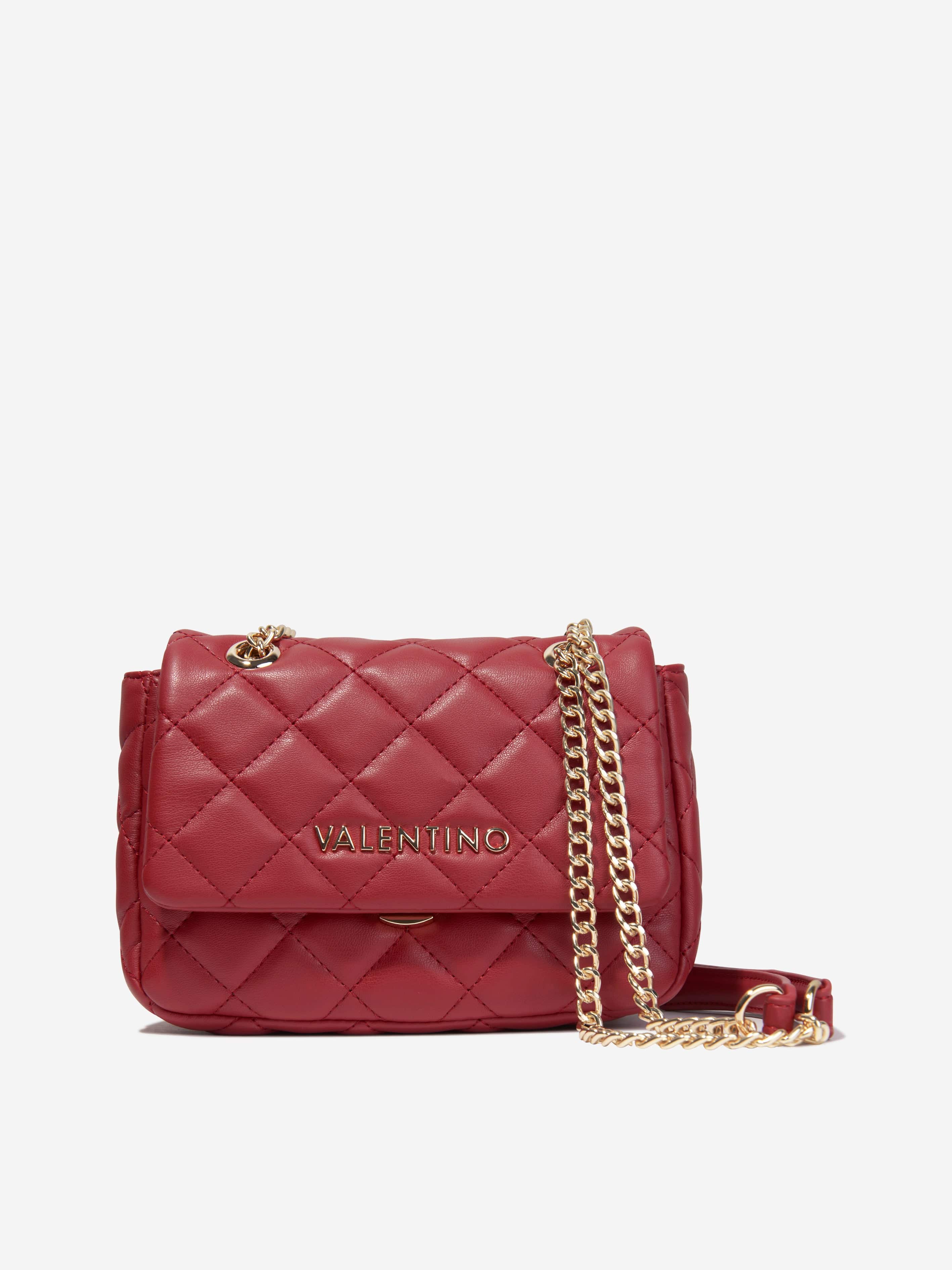 Valentino Girls Ocarina Flap Bag in Red (W: 18.5cm)