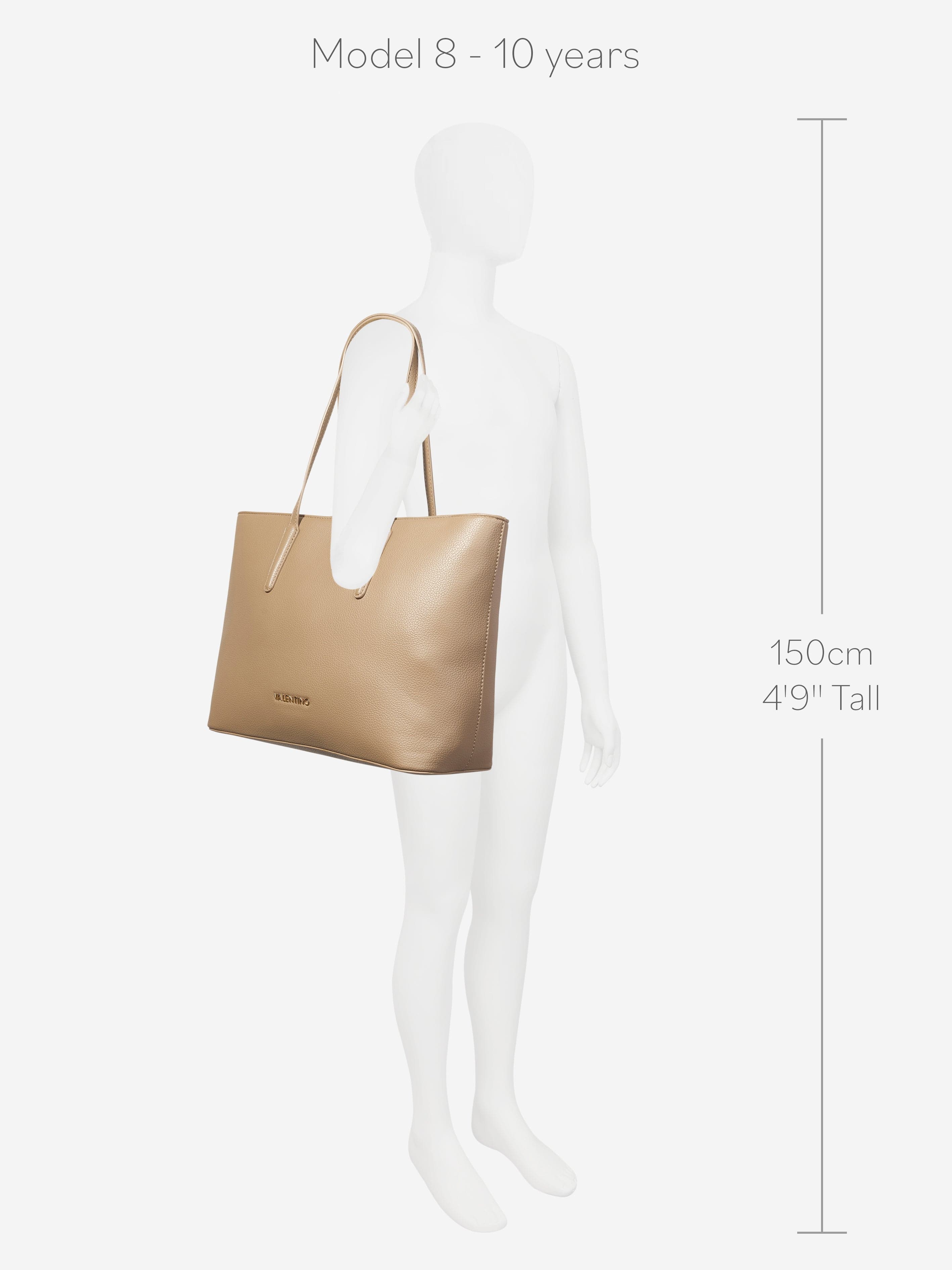 Valentino Girls Special Martu Shopping Bag in Beige (W:38cm)