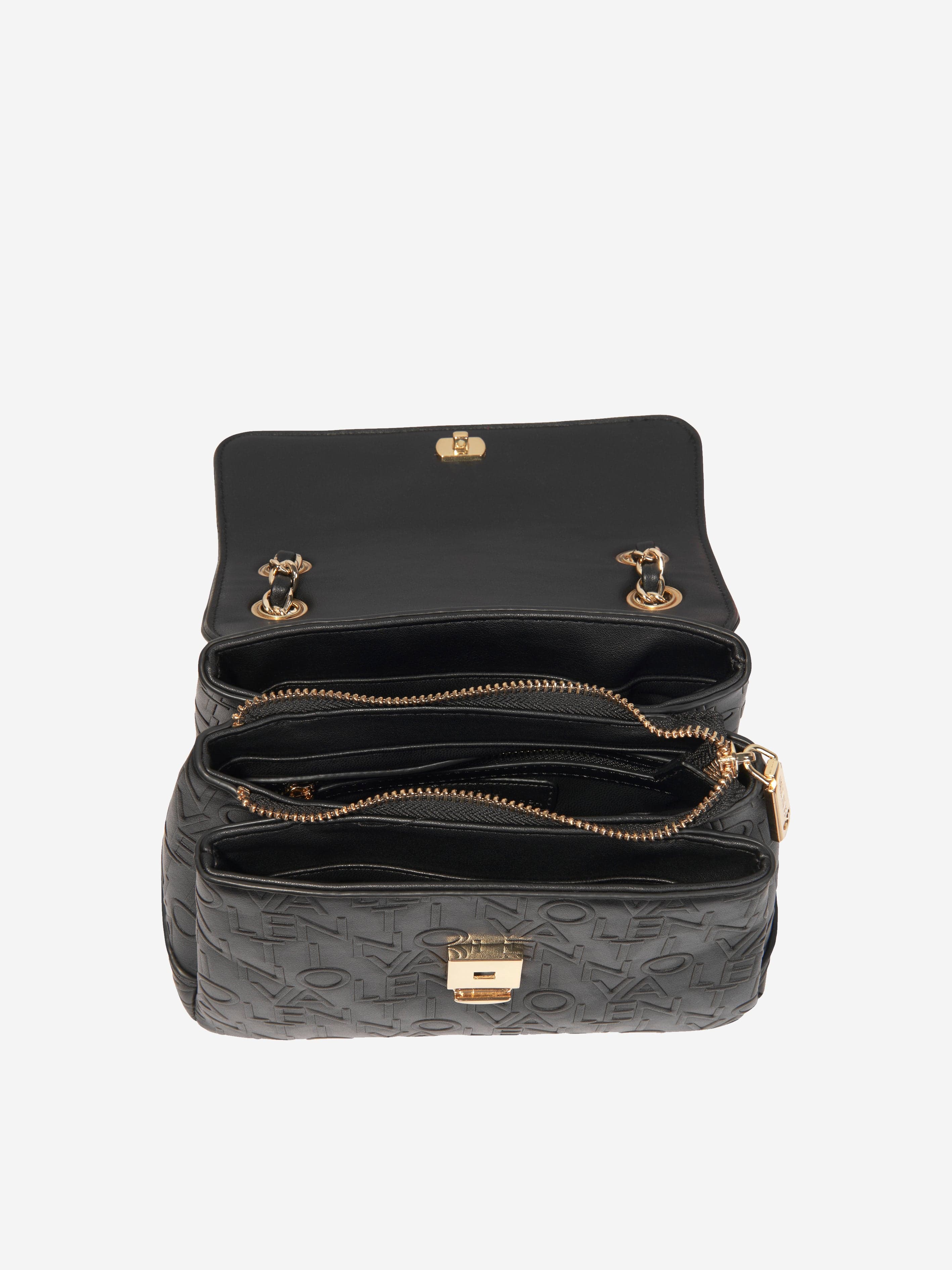 Valentino Girls Relax Flap Bag in Black (W:20cm)