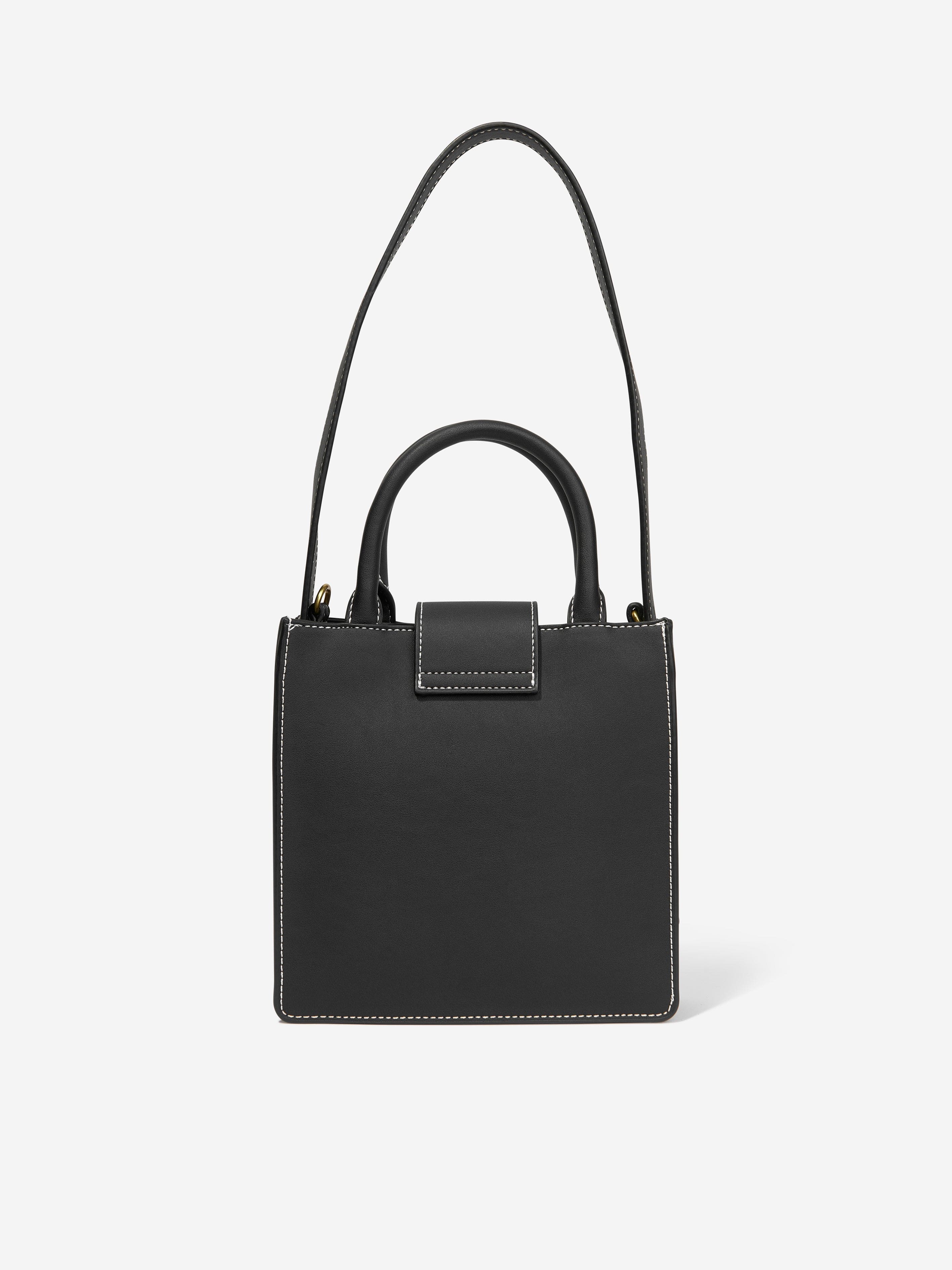 Valentino Girls Frosty Shopping Bag in Black (W:19cm)