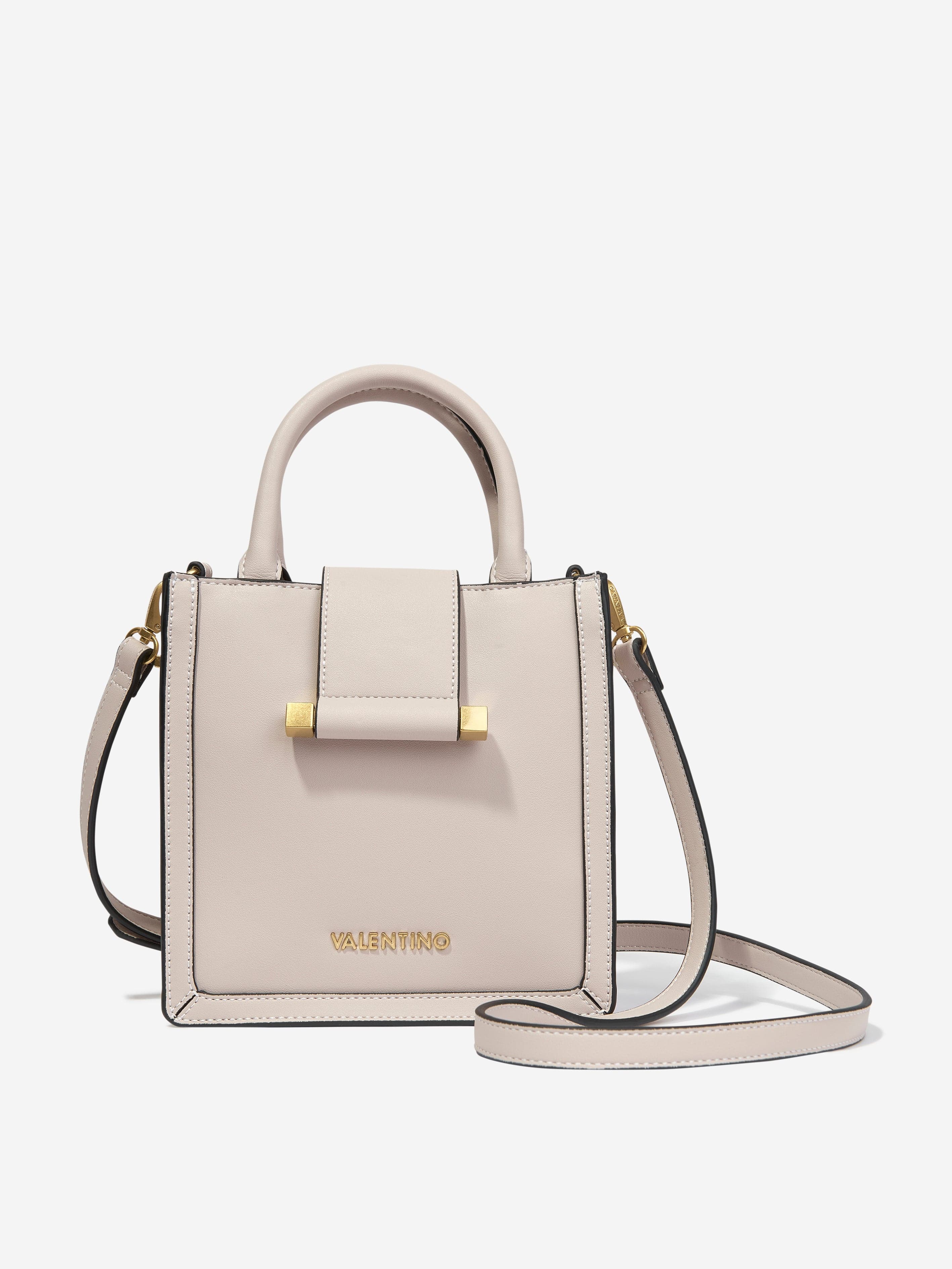 Valentino Girls Frosty Shopping Bag in Beige (W:19cm)