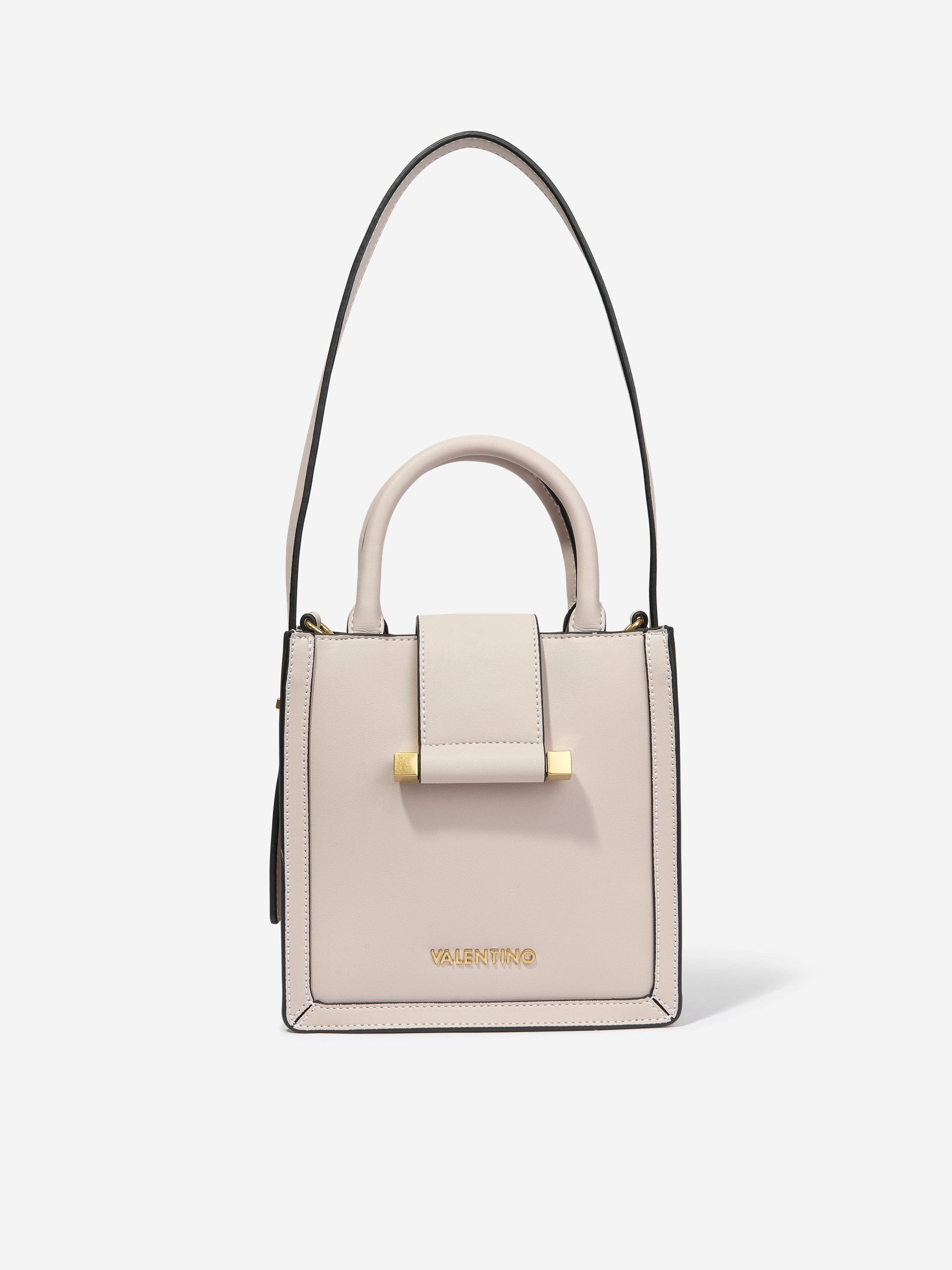 Valentino Girls Frosty Shopping Bag in Beige (W:19cm)