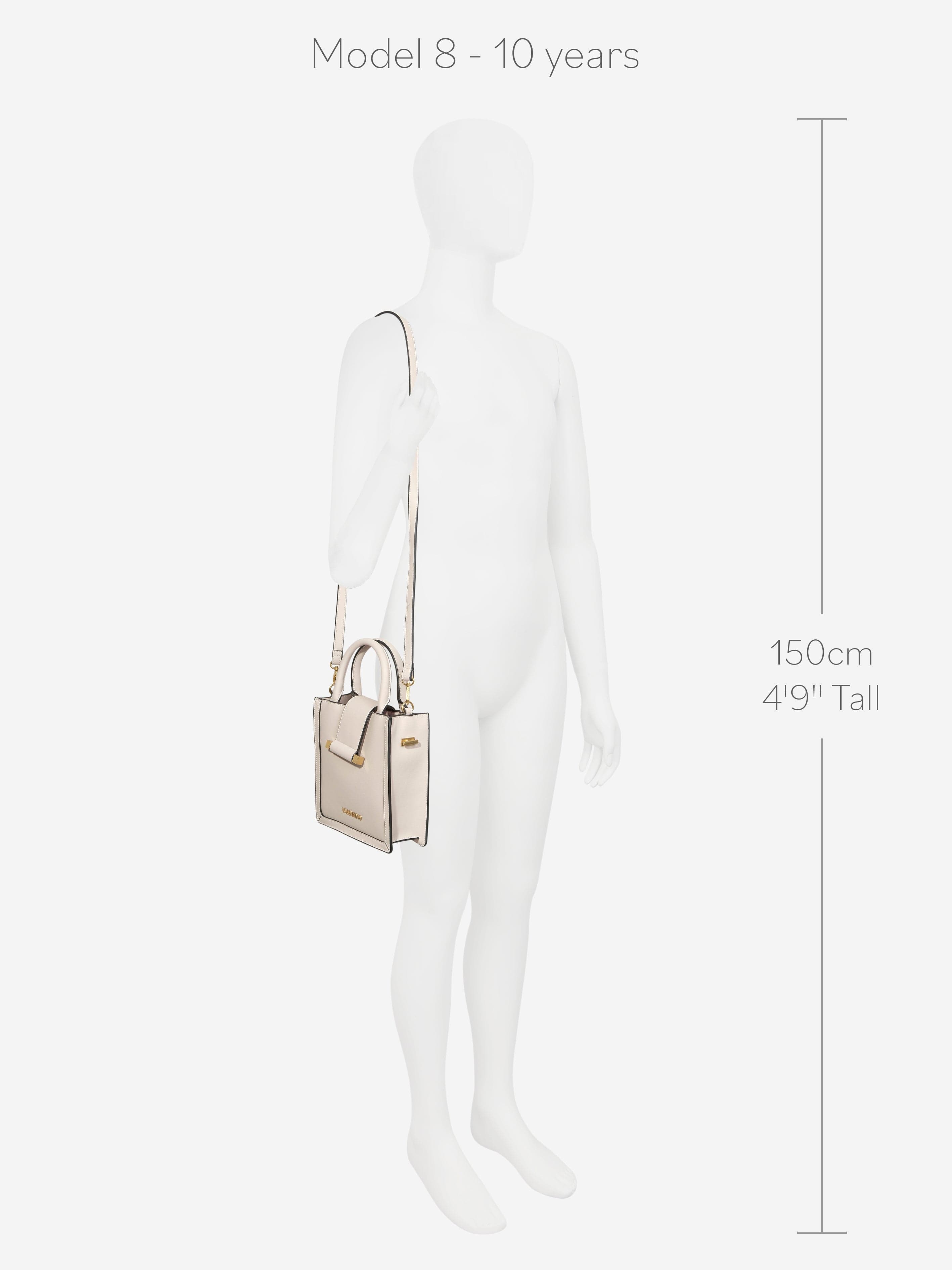 Valentino Girls Frosty Shopping Bag in Beige (W:19cm)