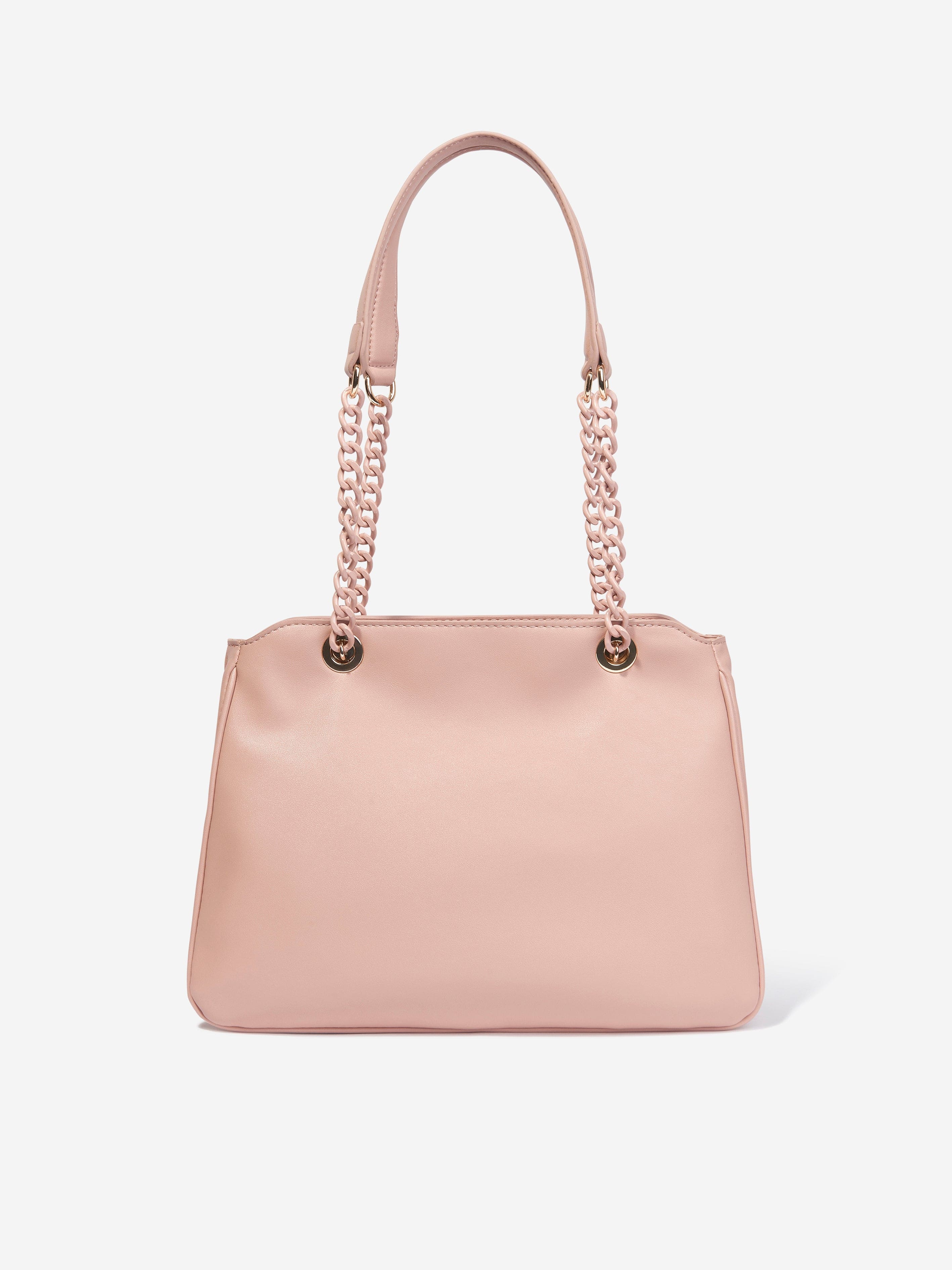 Valentino Girls Stoccolma Shopping Bag in Pink (W:30cm)