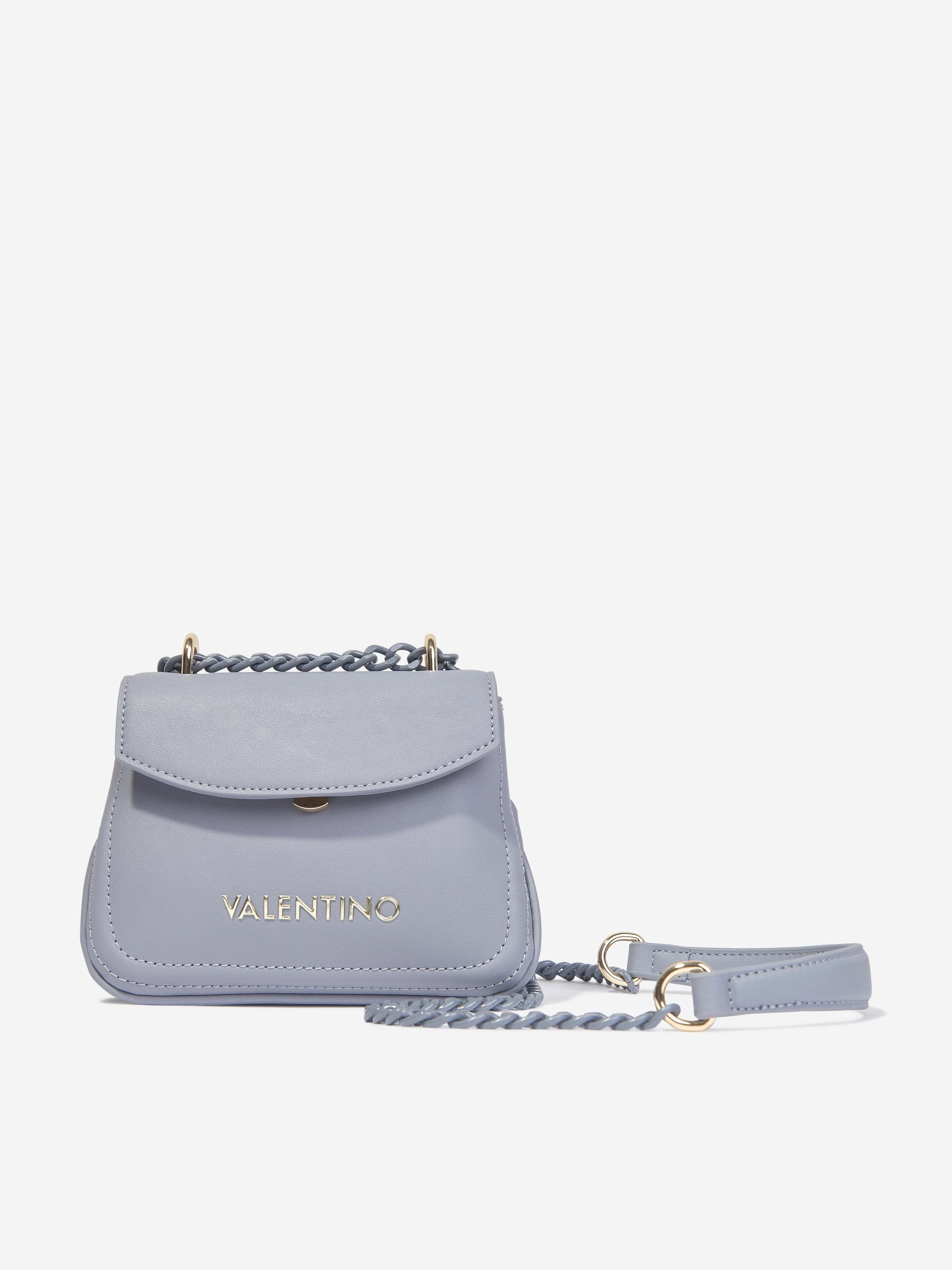 Valentino Girls Stoccolma Flap Bag in Blue (W:19cm)