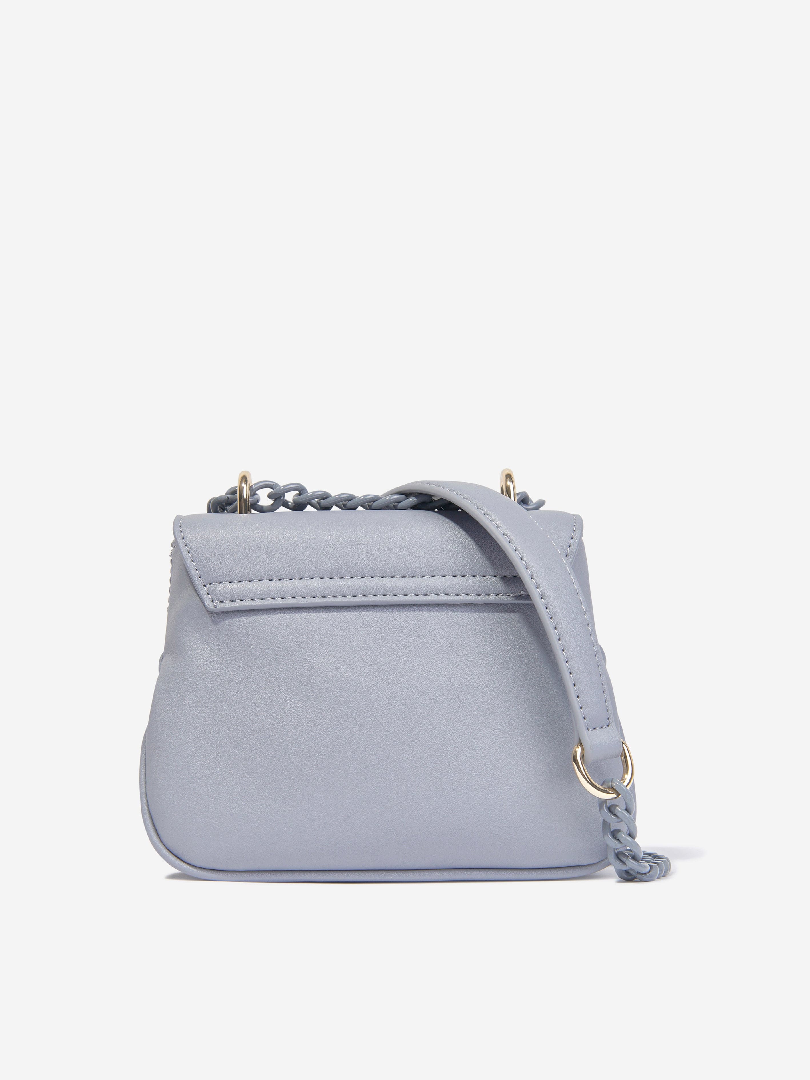 Valentino Girls Stoccolma Flap Bag in Blue (W:19cm)