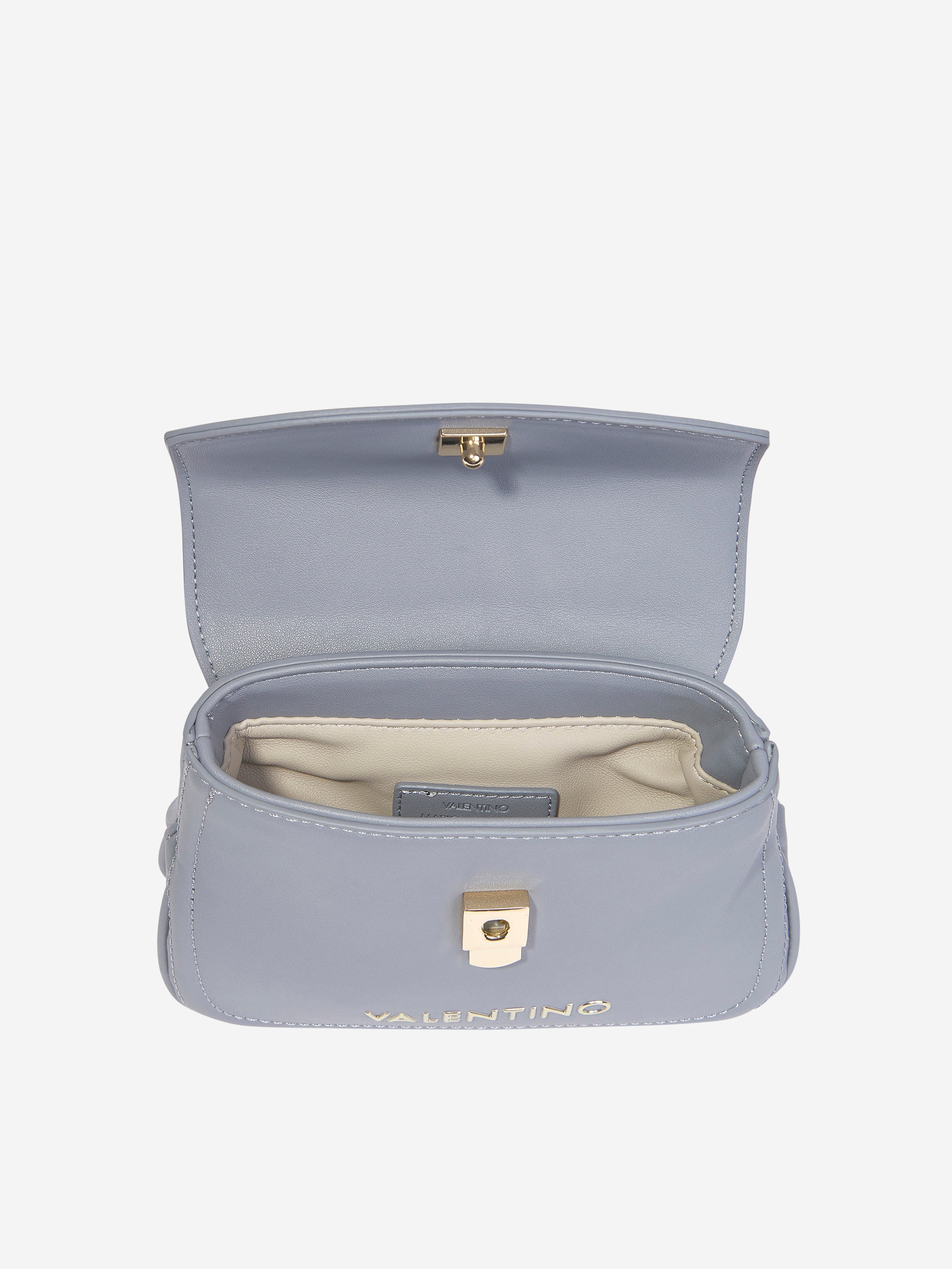 Valentino Girls Stoccolma Flap Bag in Blue (W:19cm)