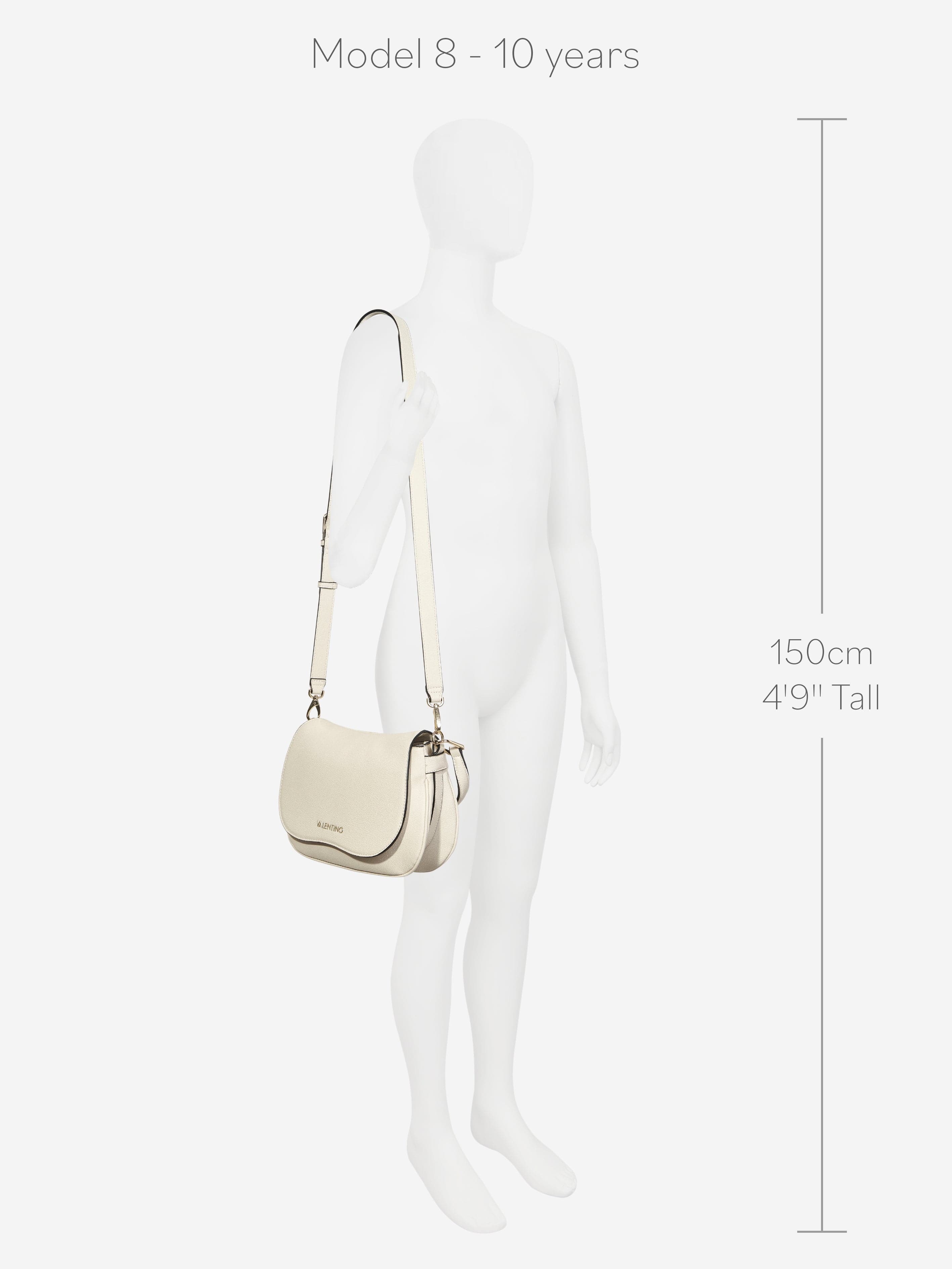 Valentino Girls Cortina Shoulder Bag in Beige (W:29.5cm)