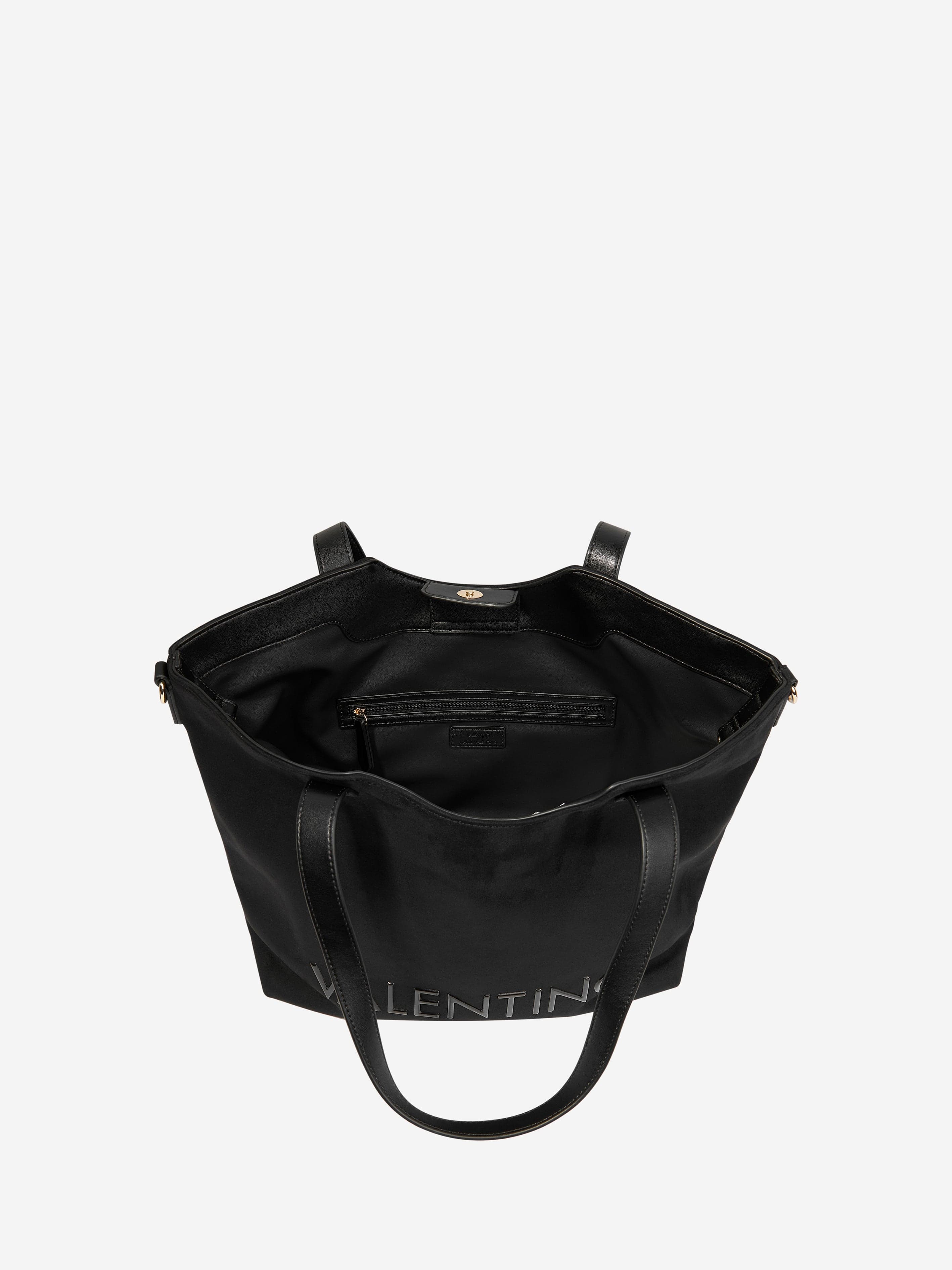 Valentino Girls Courmayeur Shopping Bag in Black (W:34cm)