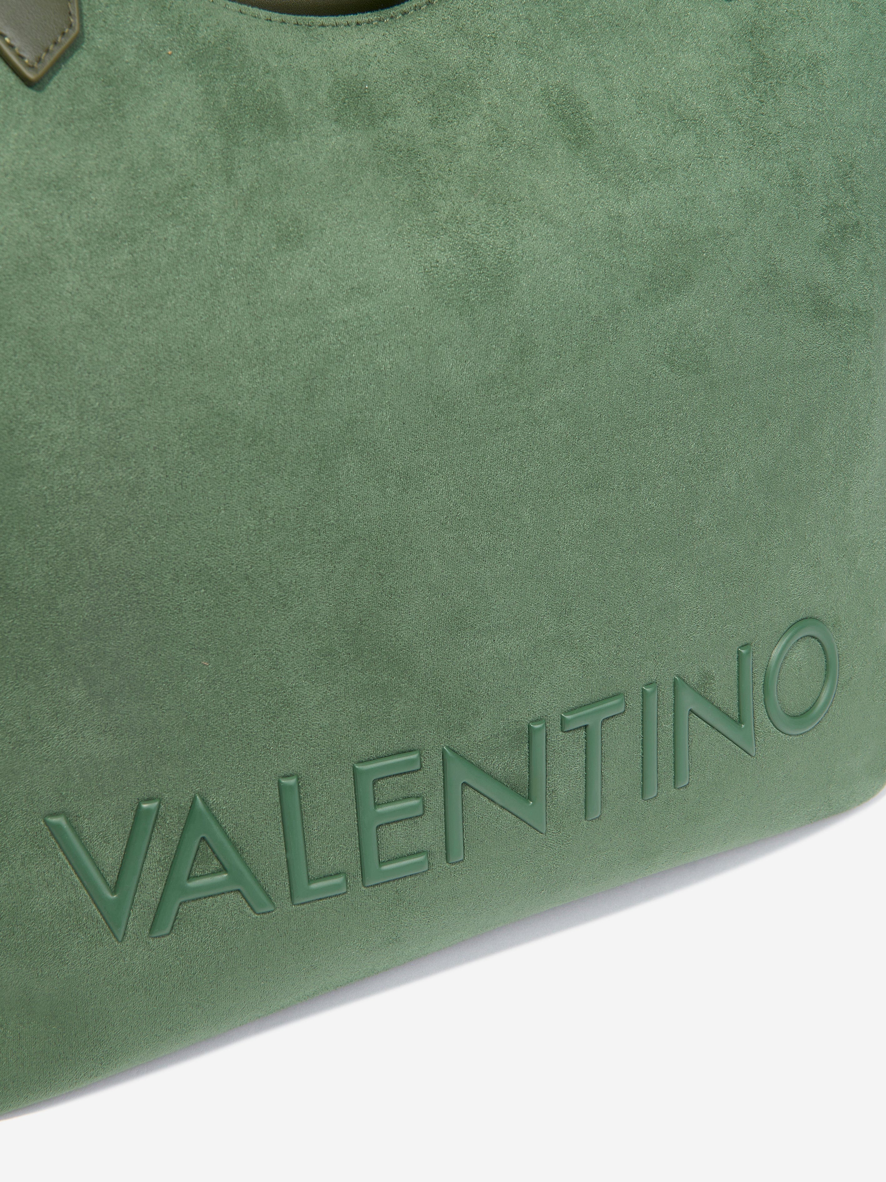 Valentino Girls Courmayeur Shopping Bag in Green (W:34cm)