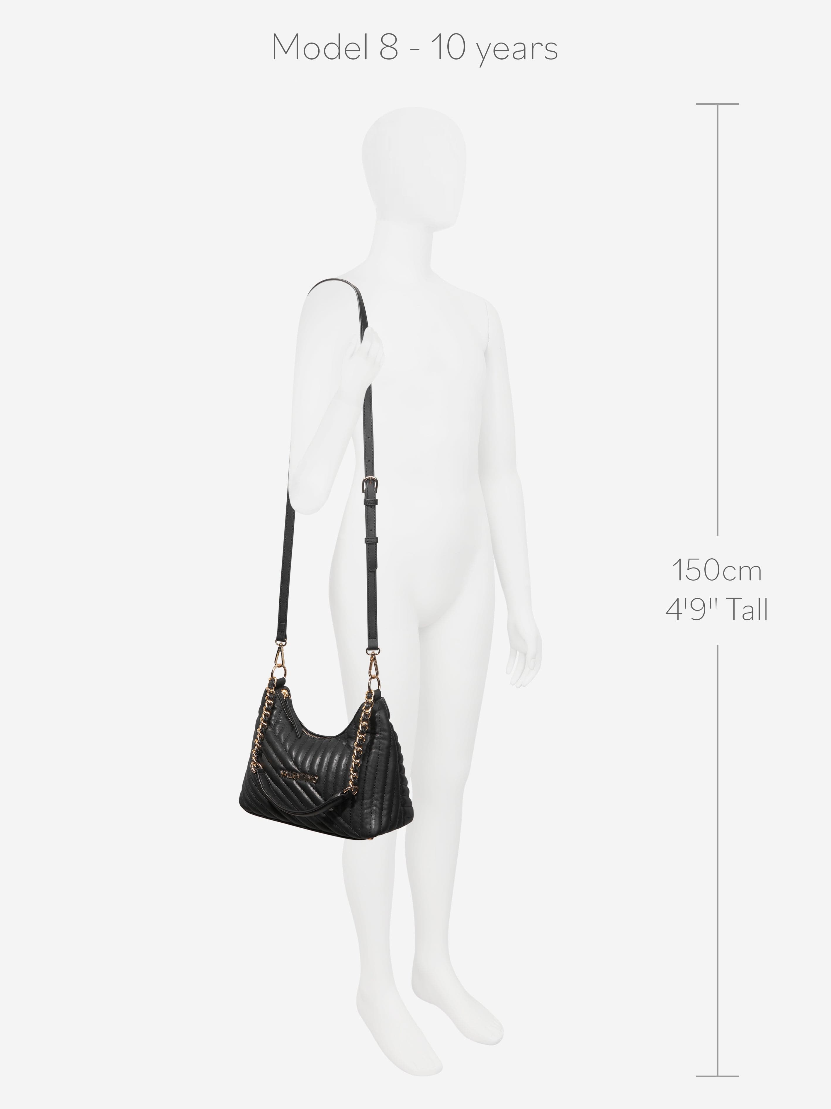 Valentino Girls Laax Hobo Bag in Black (W: 27cm)