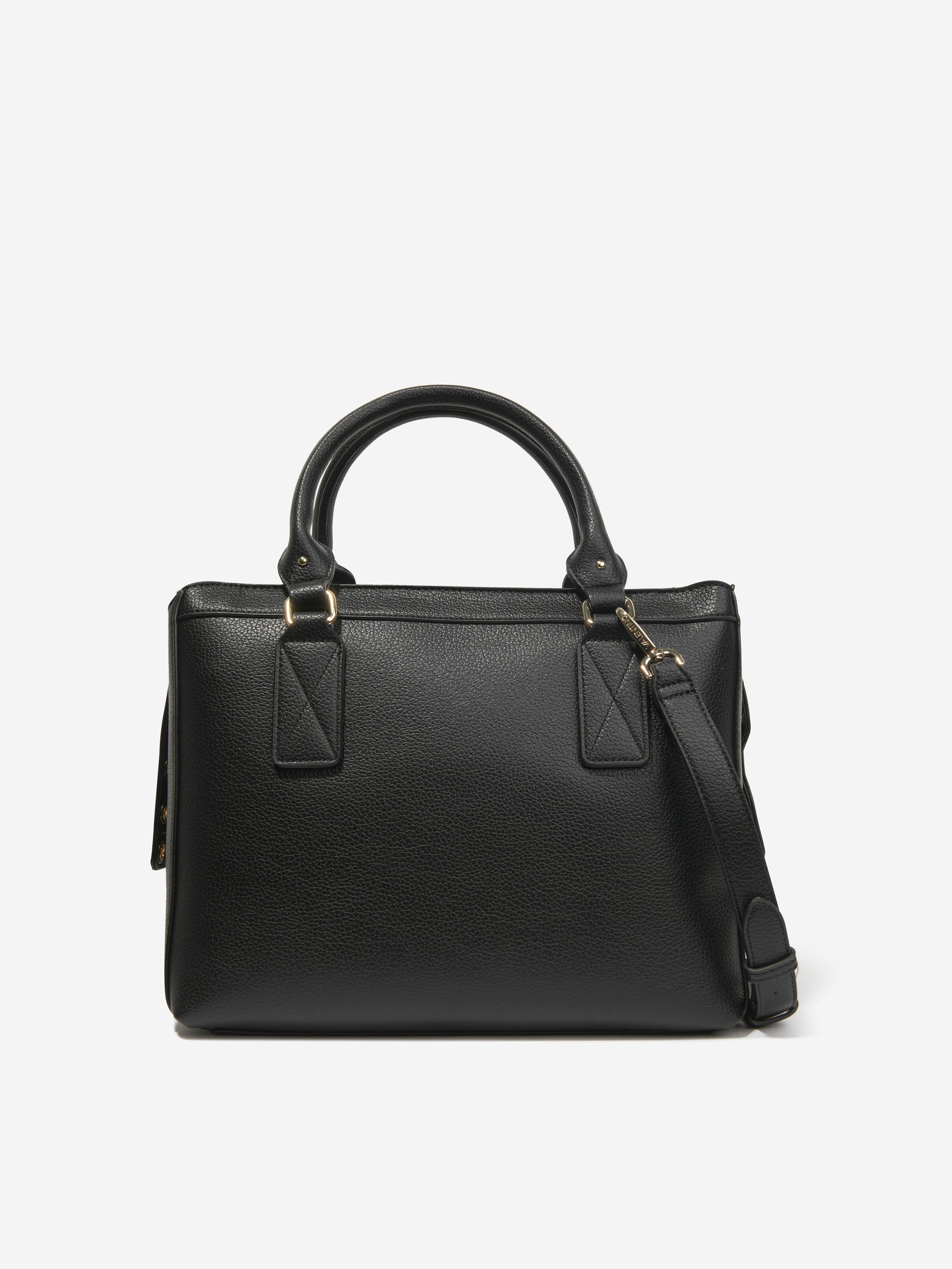 Valentino Girls Megeve Shopping Bag in Black (W: 30cm)