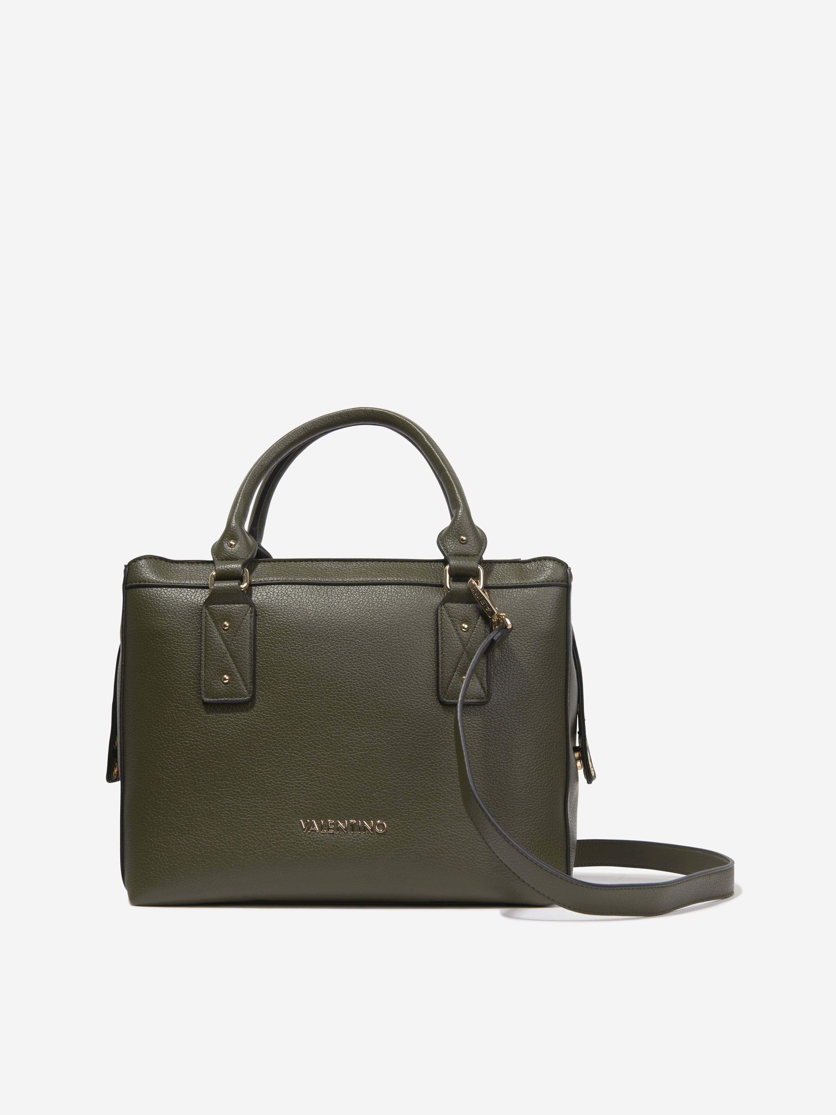 Valentino Girls Megeve Shopping Bag in Green (W: 30cm)