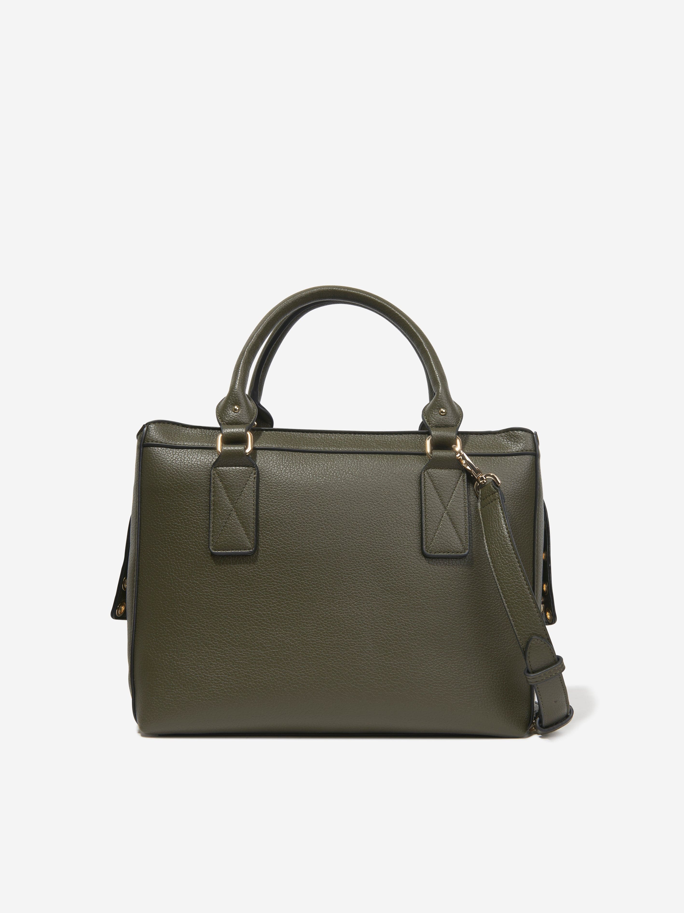 Valentino Girls Megeve Shopping Bag in Green (W: 30cm)