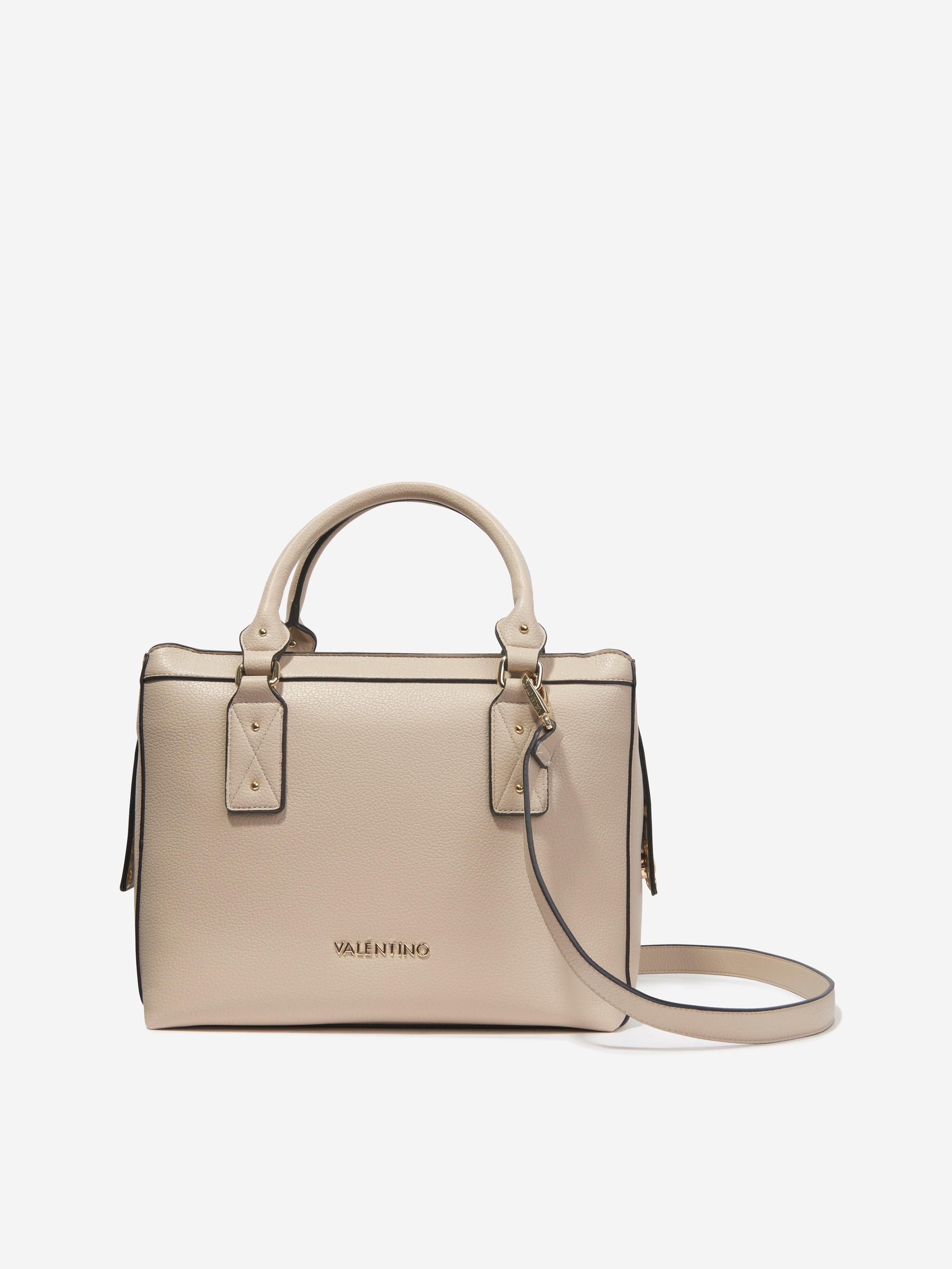 Valentino Girls Megeve Shopping Bag in Beige (W: 30cm)