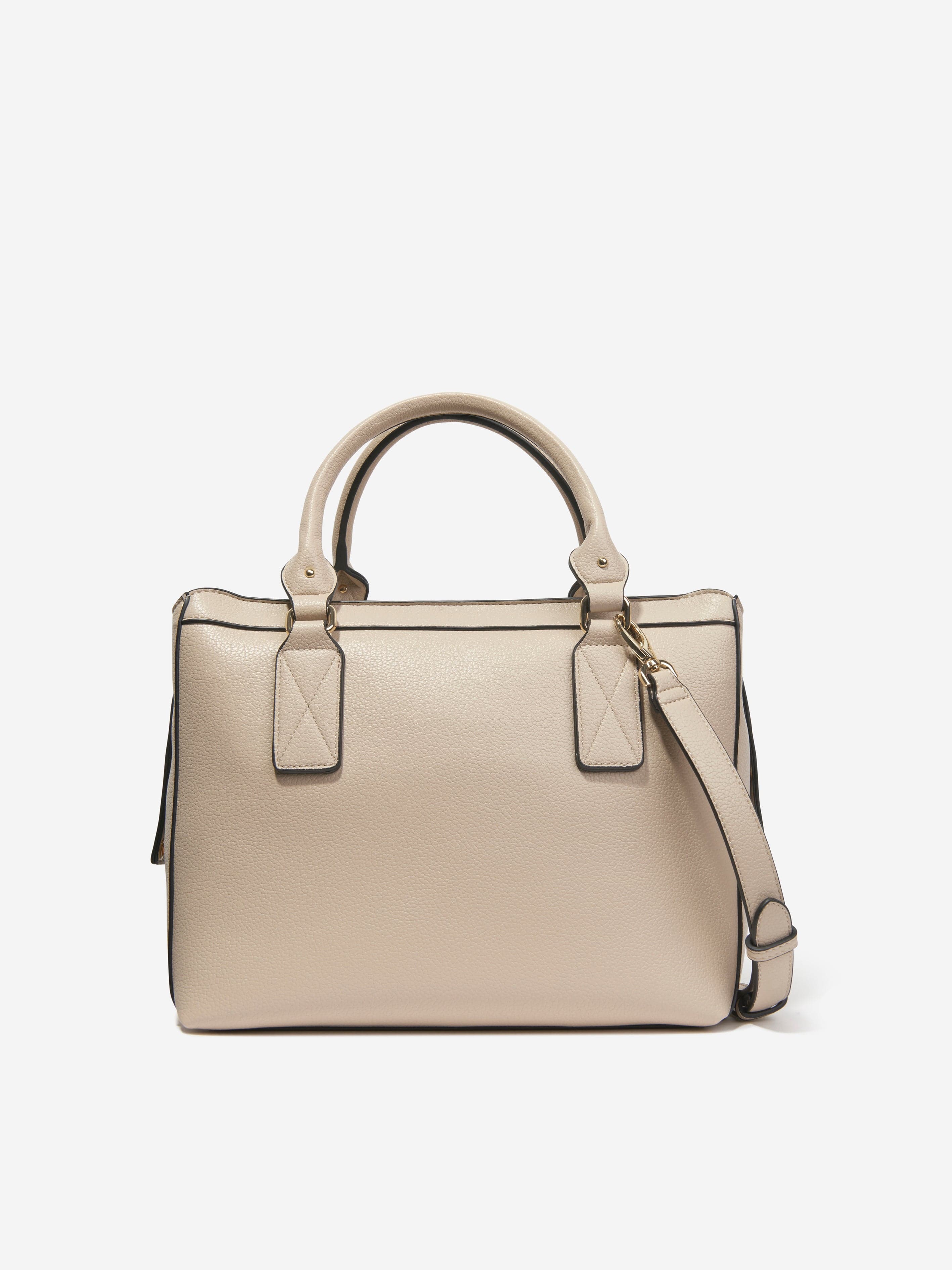 Valentino Girls Megeve Shopping Bag in Beige (W: 30cm)