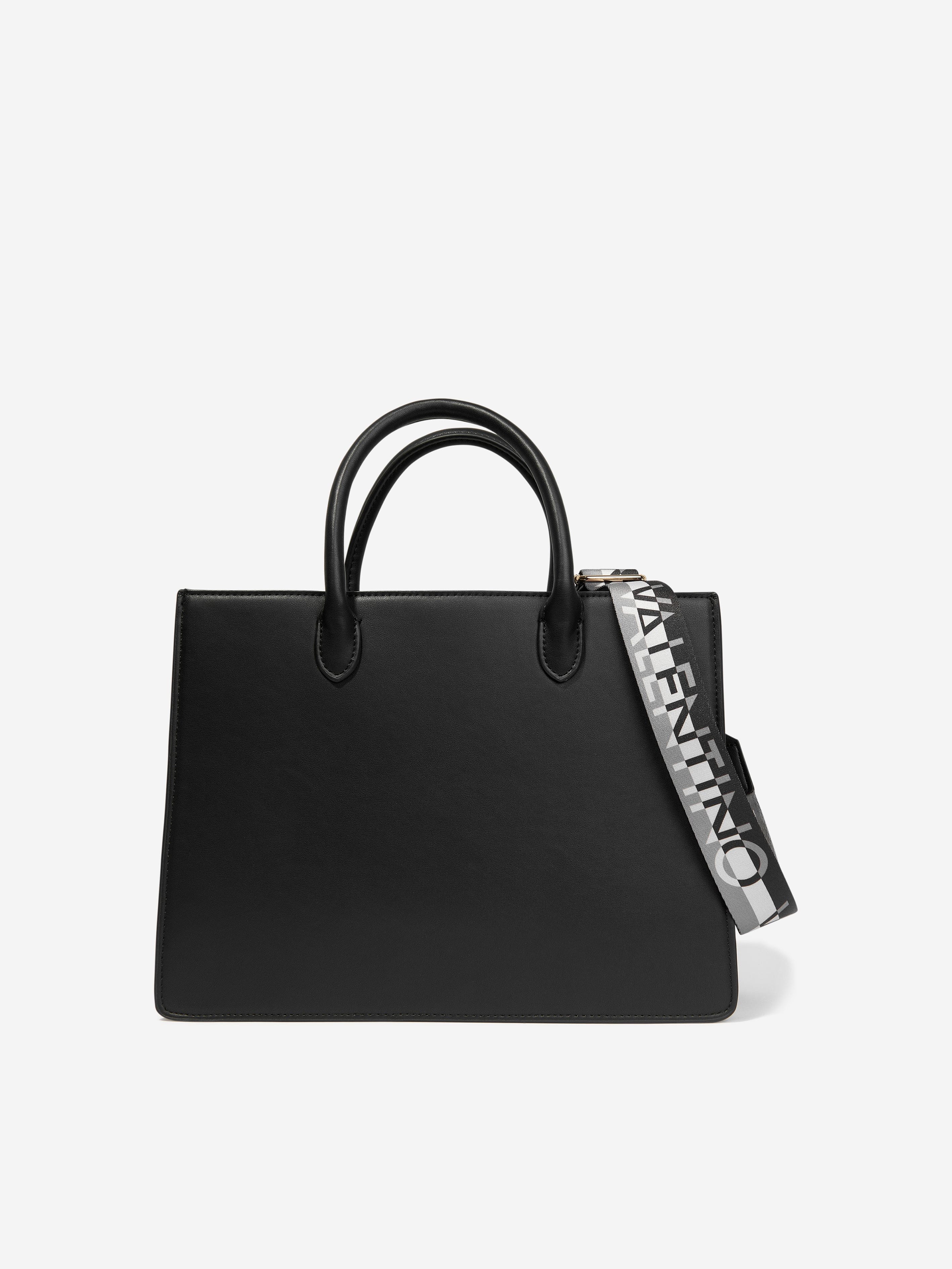 Valentino Girls Zermatt Shopping Bag in Black (W:34cm)