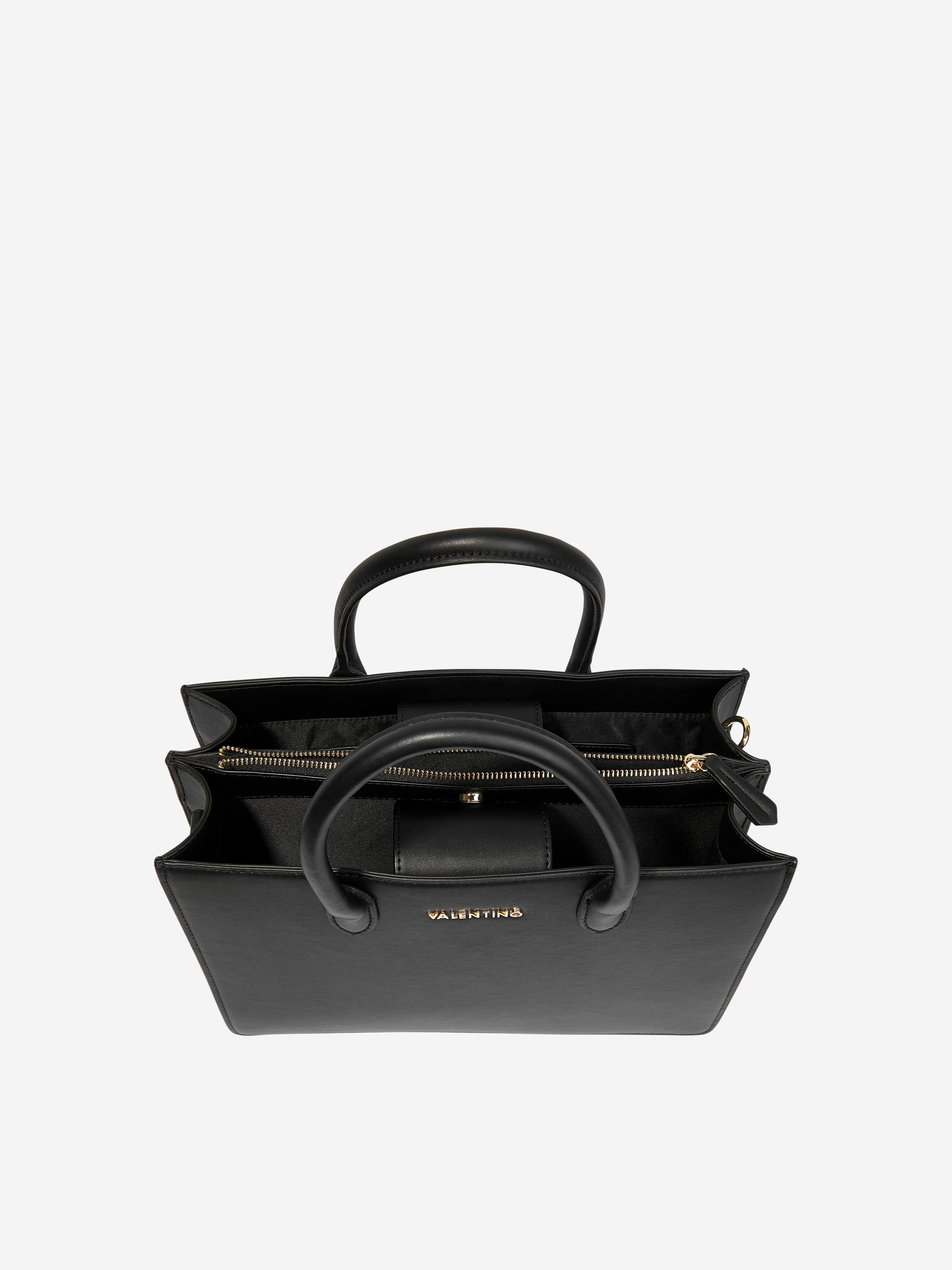 Valentino Girls Zermatt Shopping Bag in Black (W:34cm)