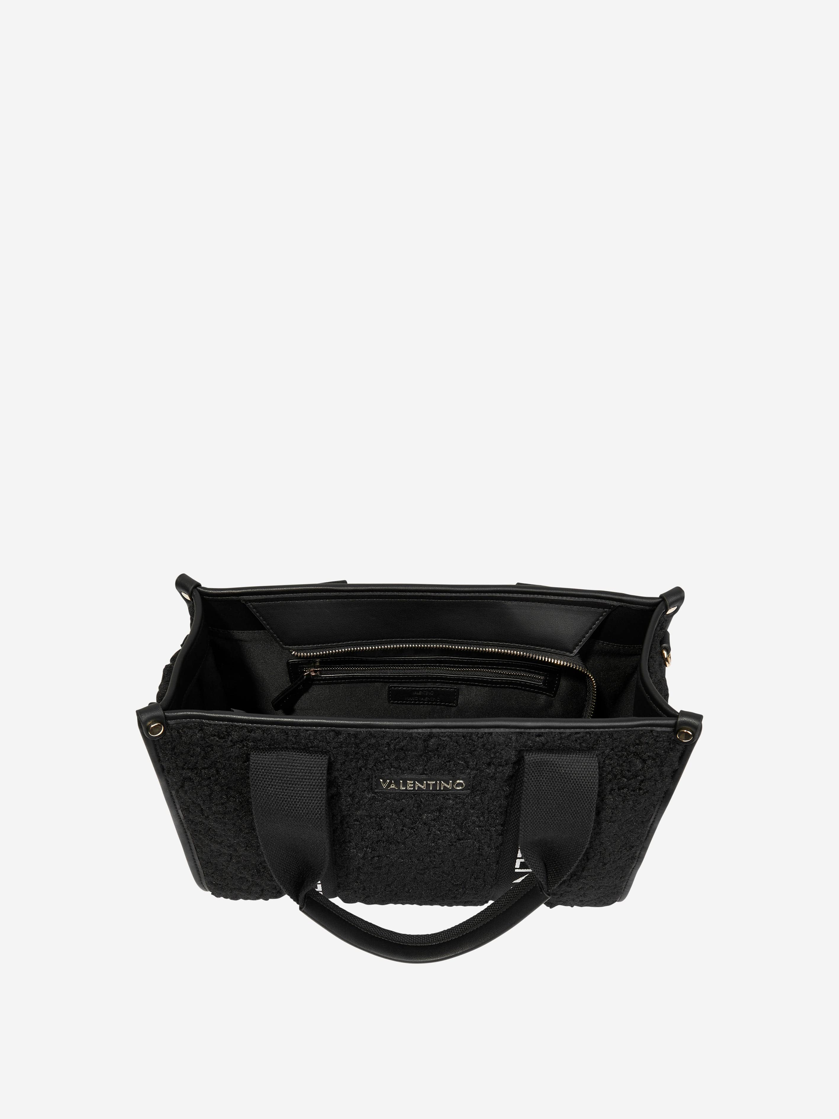 Valentino Girls Special Camy Shopping Bag in Black (W:37cm)