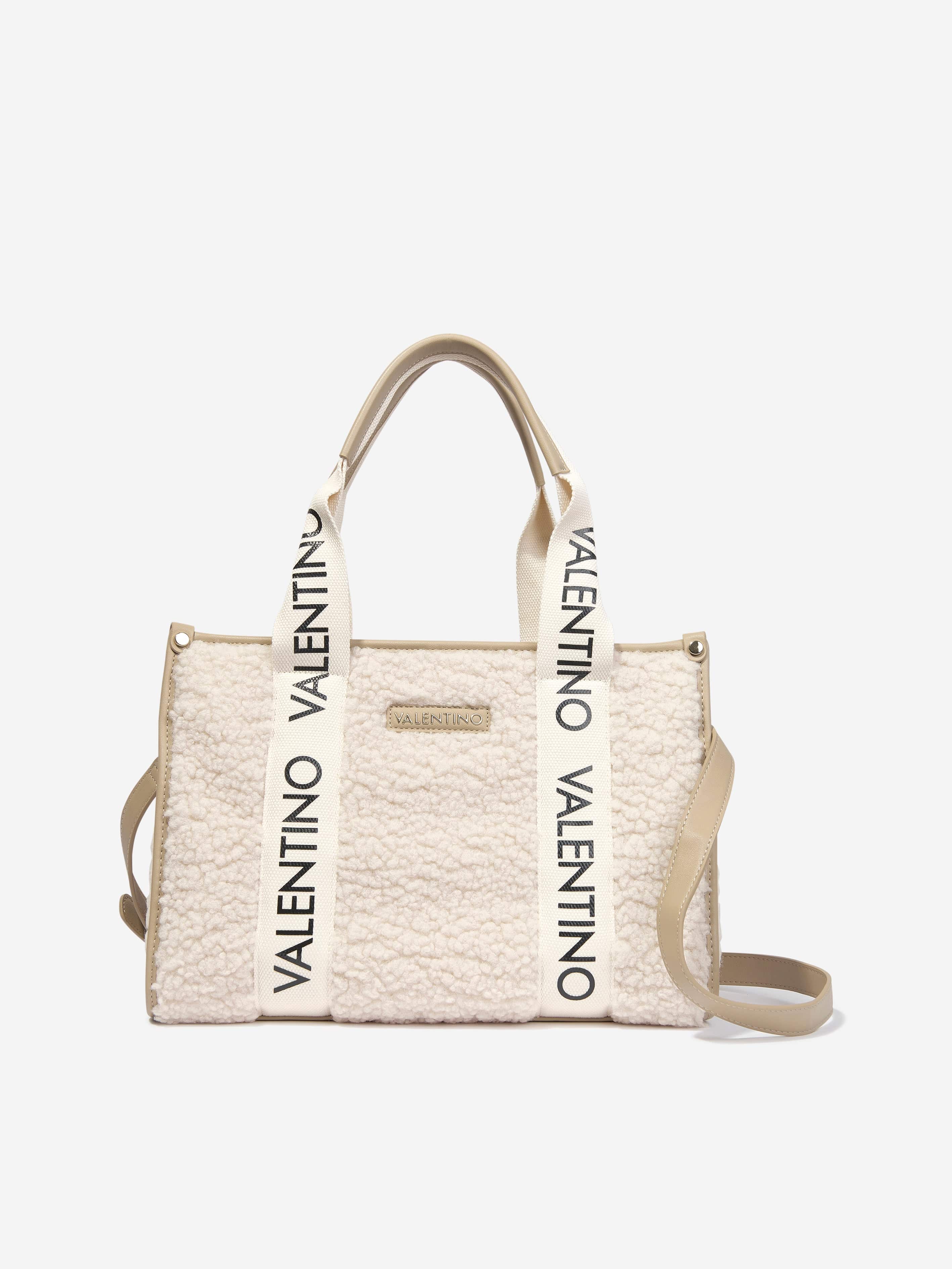 Valentino Girls Special Camy Shopping Bag in Beige (W:37cm)