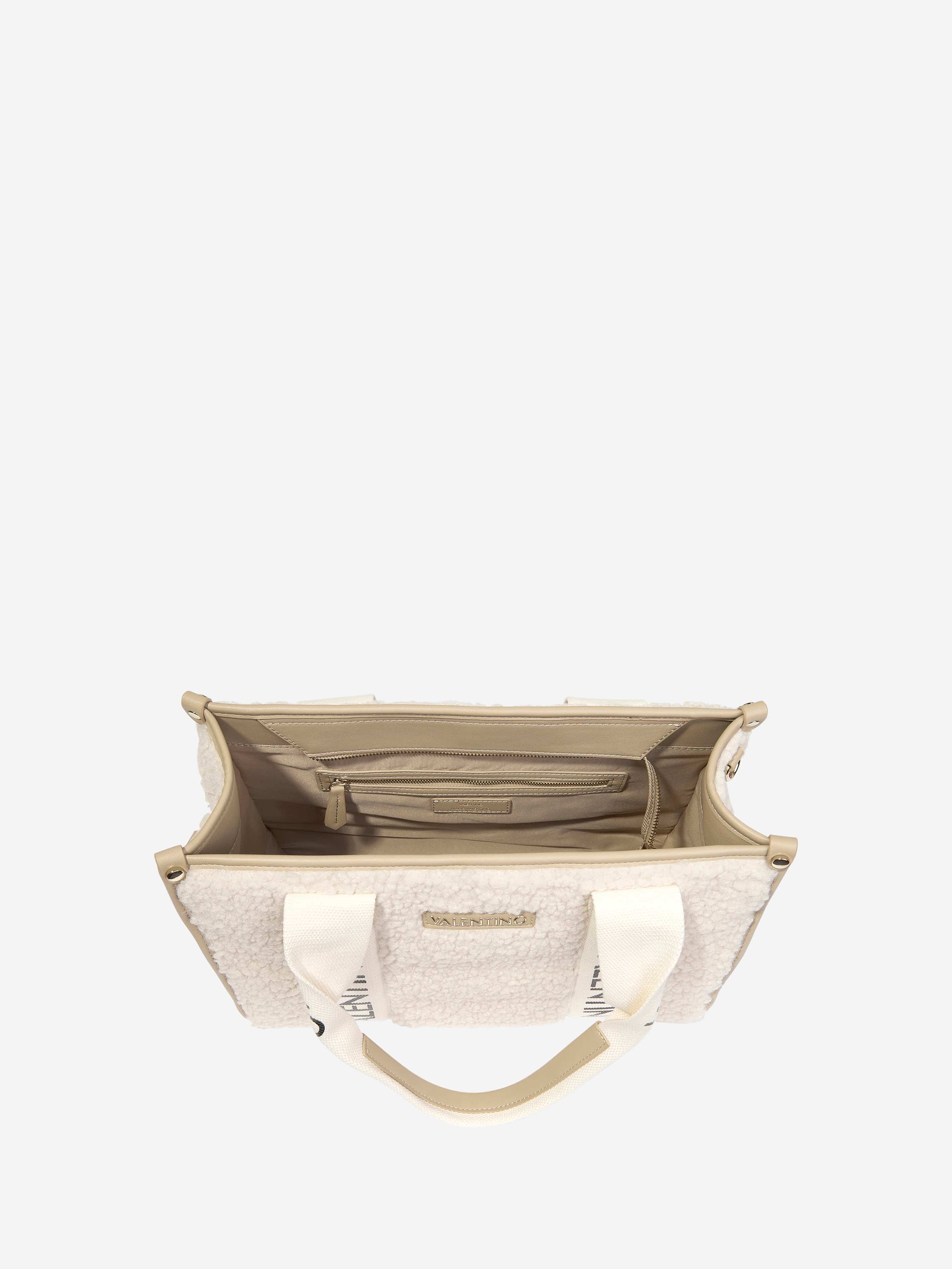 Valentino Girls Special Camy Shopping Bag in Beige (W:37cm)