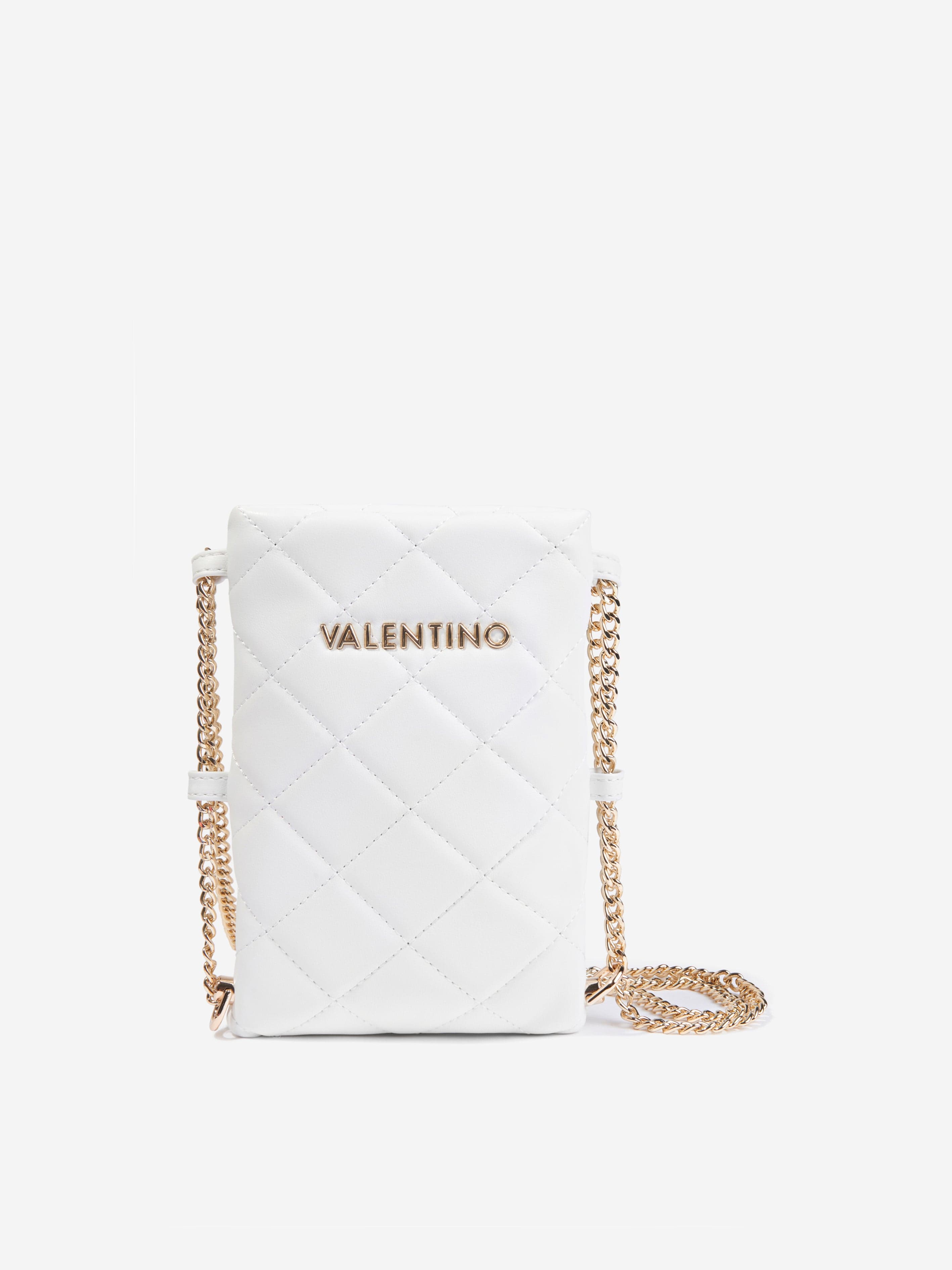 Valentino Girls Ocarina Crossbody Bag in White (19cm)