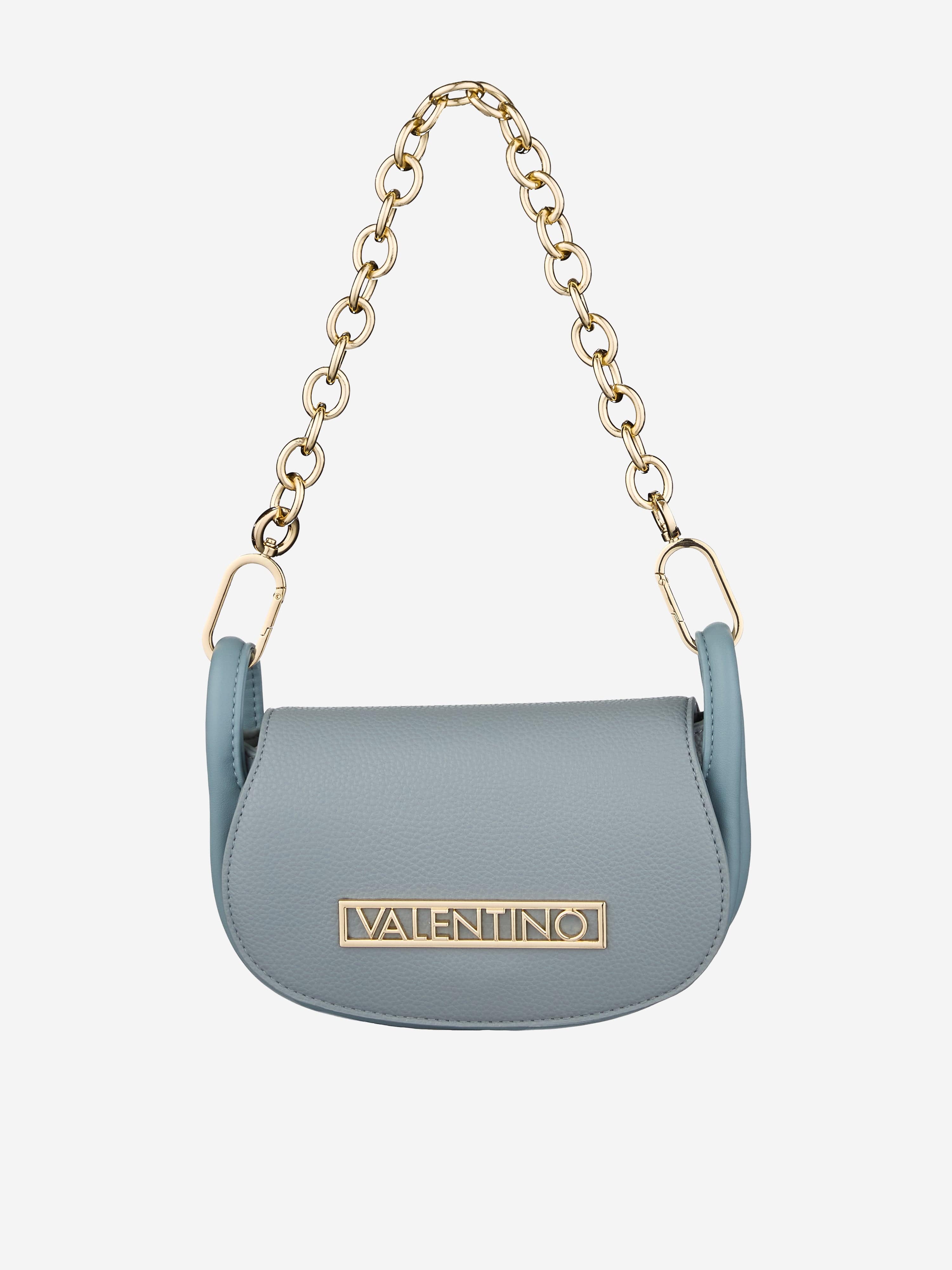 Valentino Girls Vinile Flap Bag in Blue (22cm)