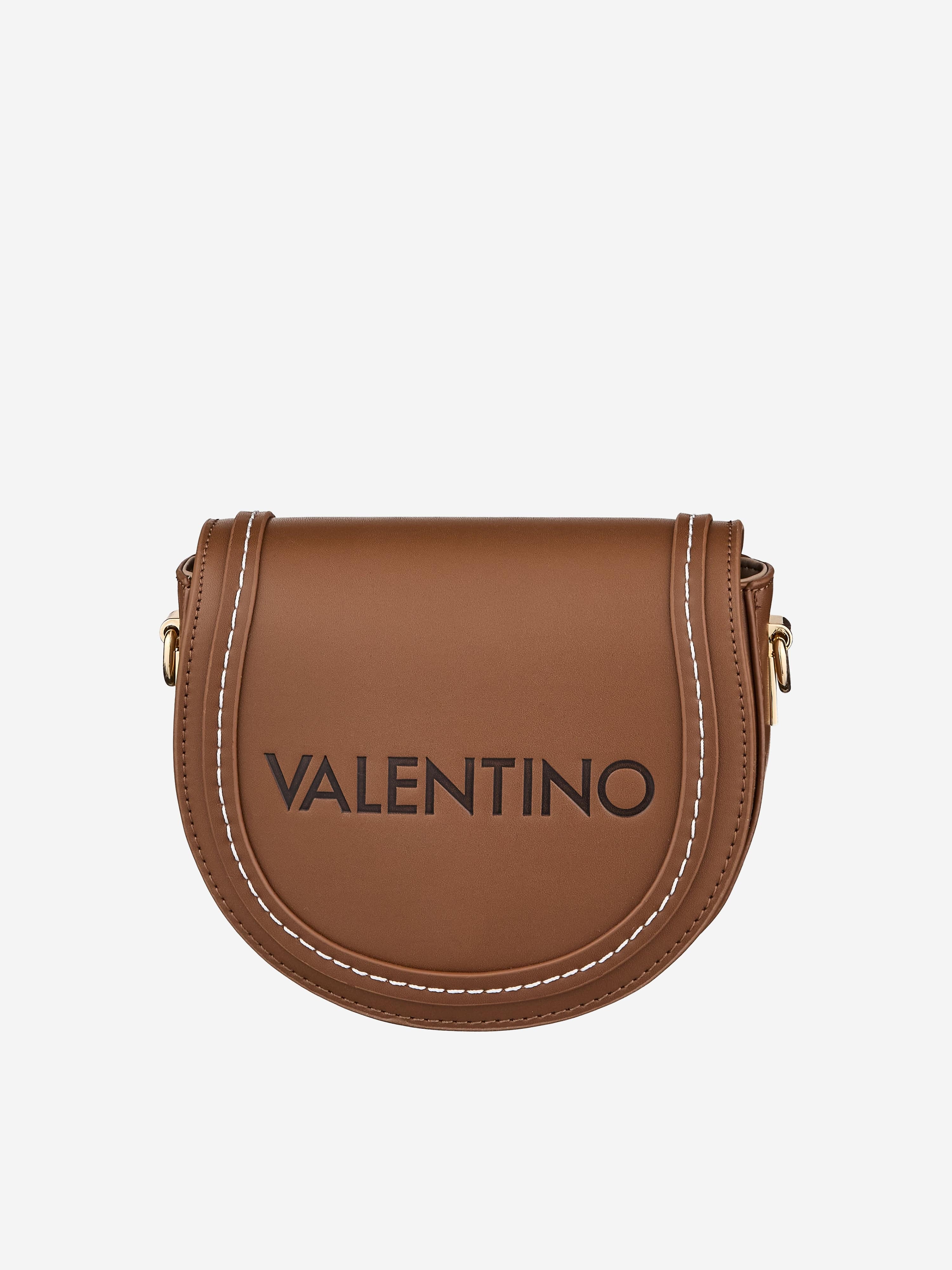 Valentino Girls Tonga Re Flap Bag in Brown (17.5cm)