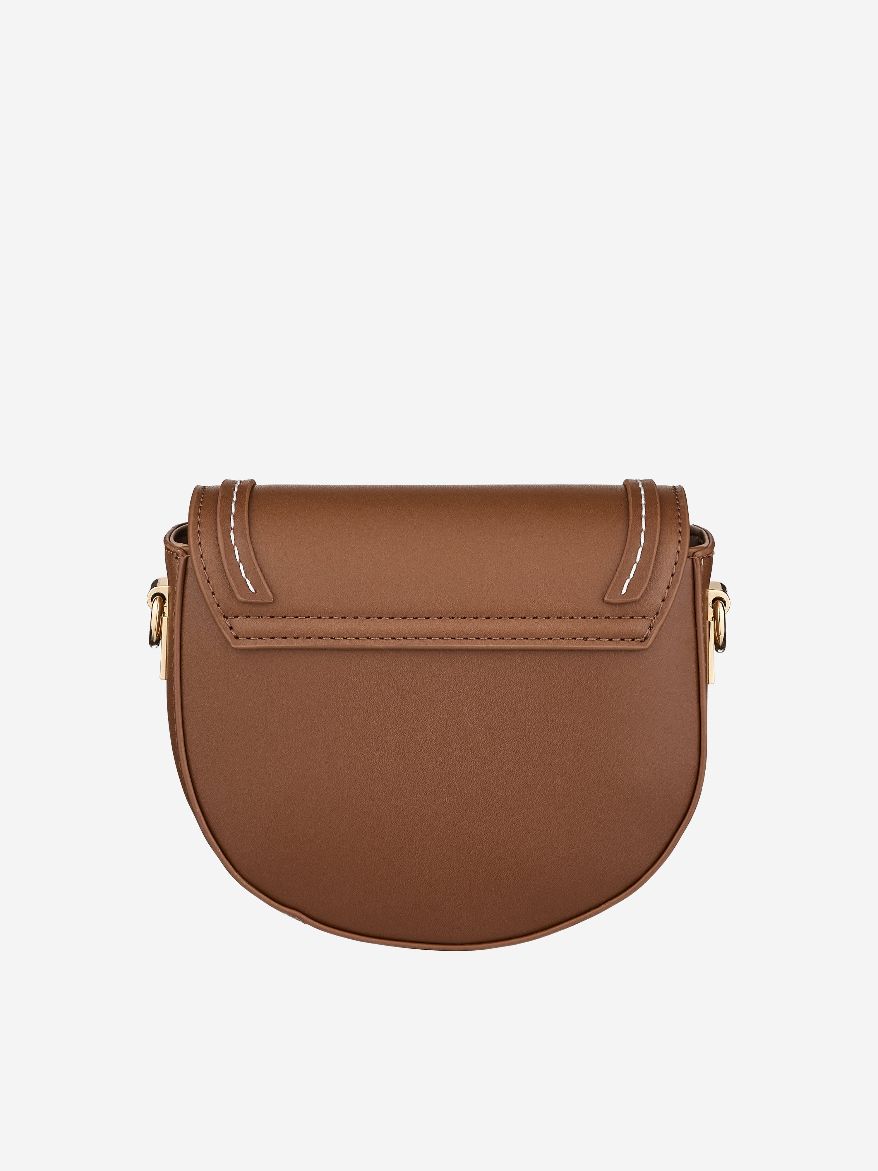 Valentino Girls Tonga Re Flap Bag in Brown (17.5cm)