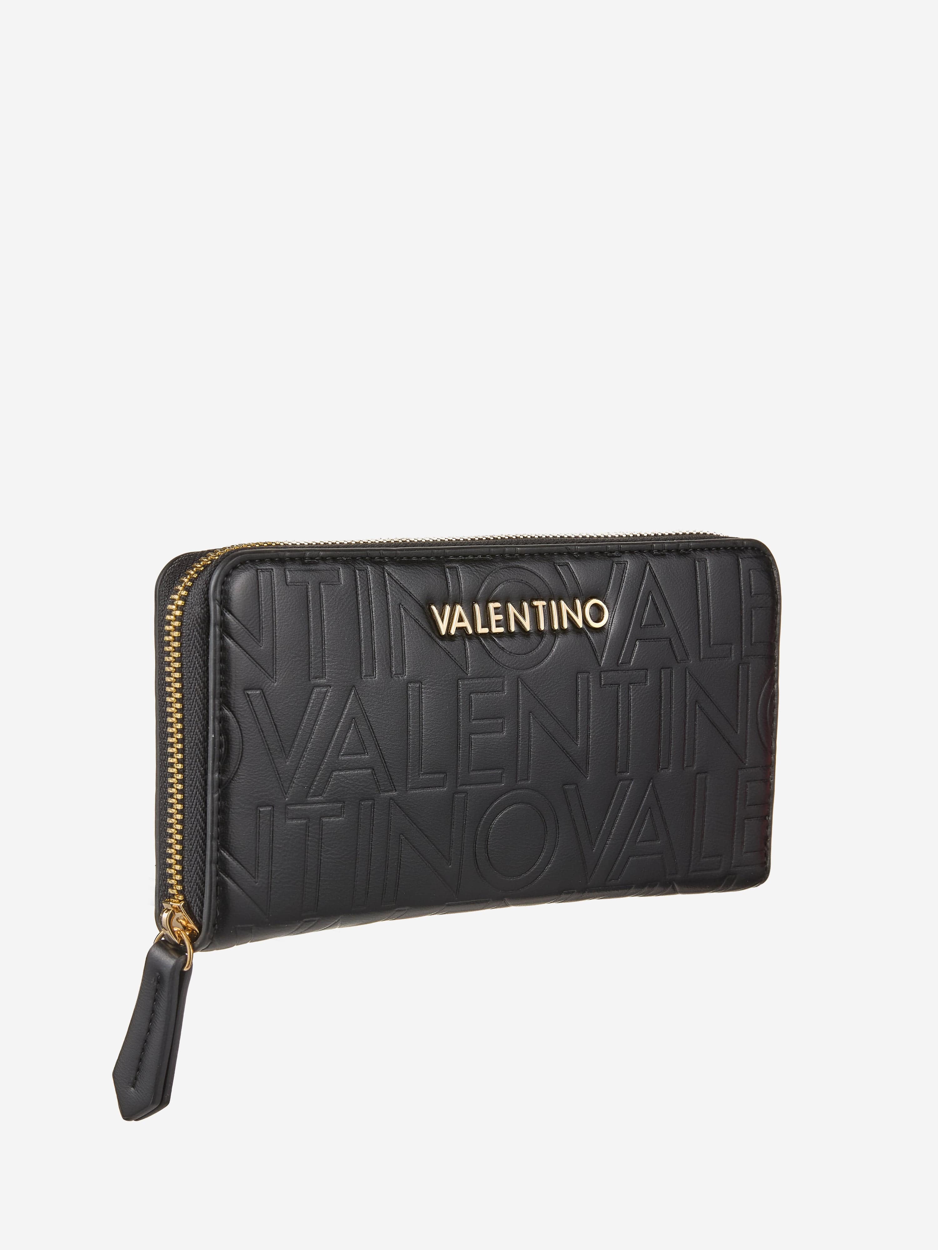 Valentino Girls Lio Re Zip Around Wallet in Black (19cm)