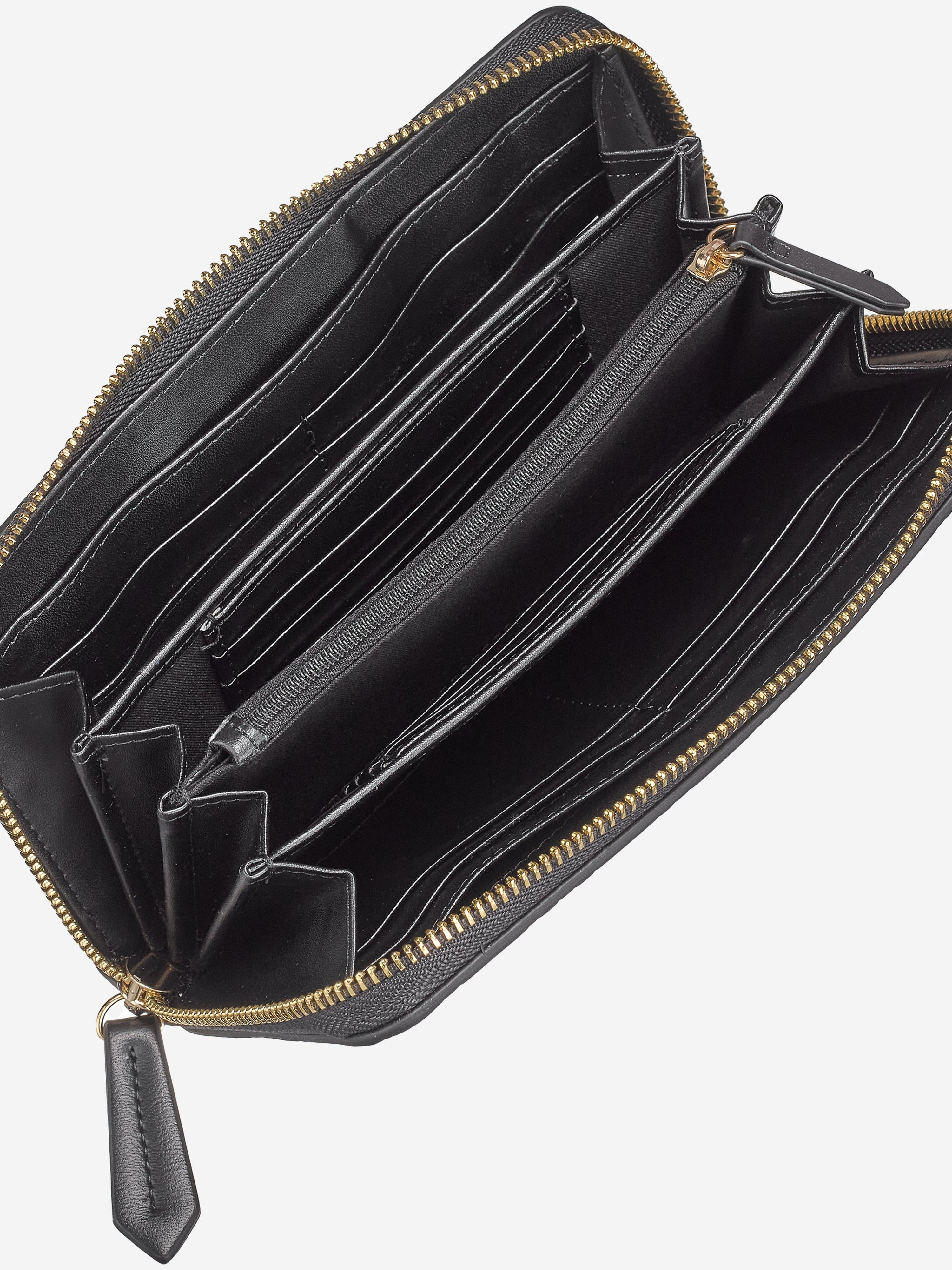 Valentino Girls Lio Re Zip Around Wallet in Black (19cm)