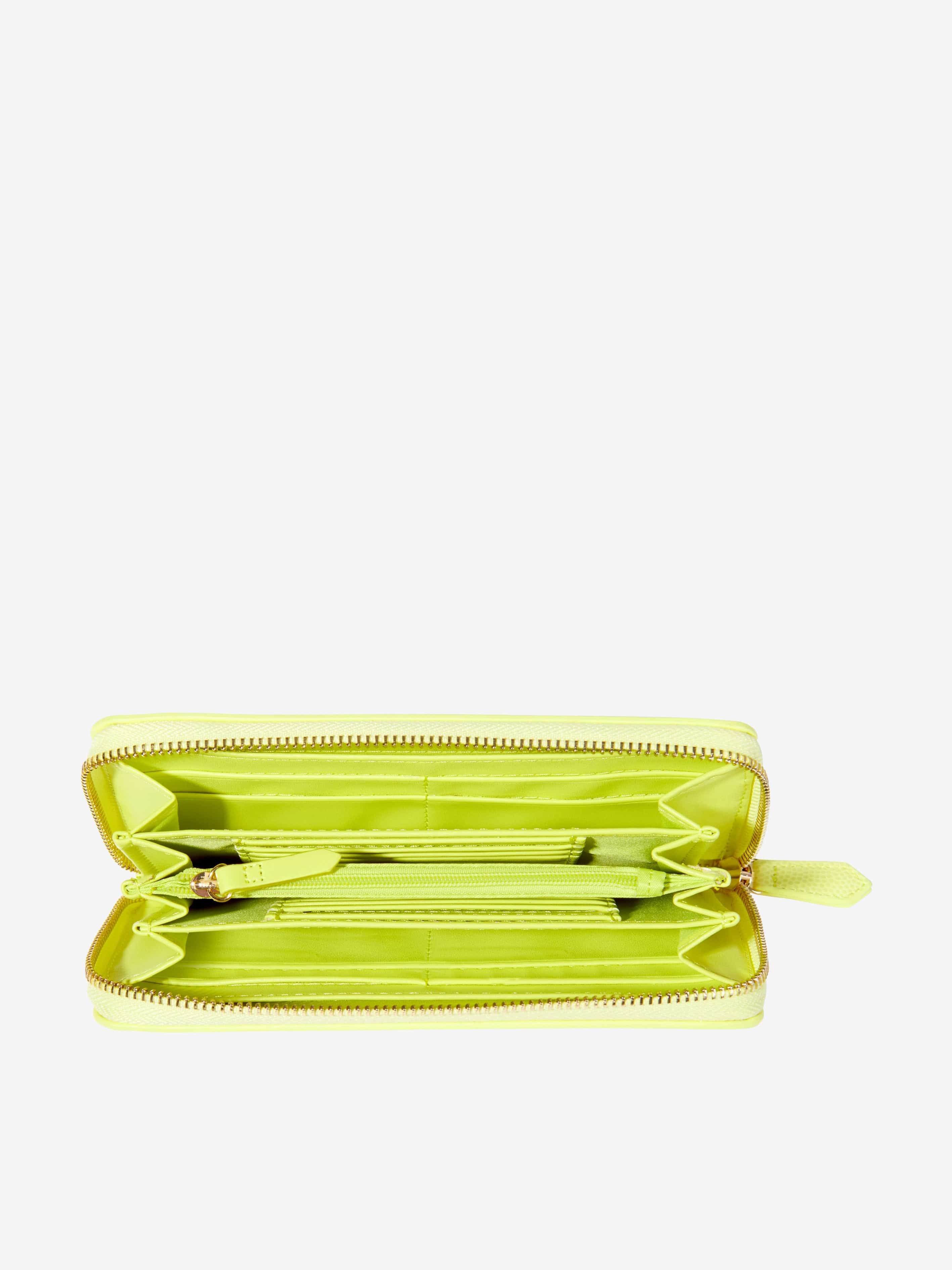 Valentino Divina Zip Around Wallet in Yellow (14.5cm)