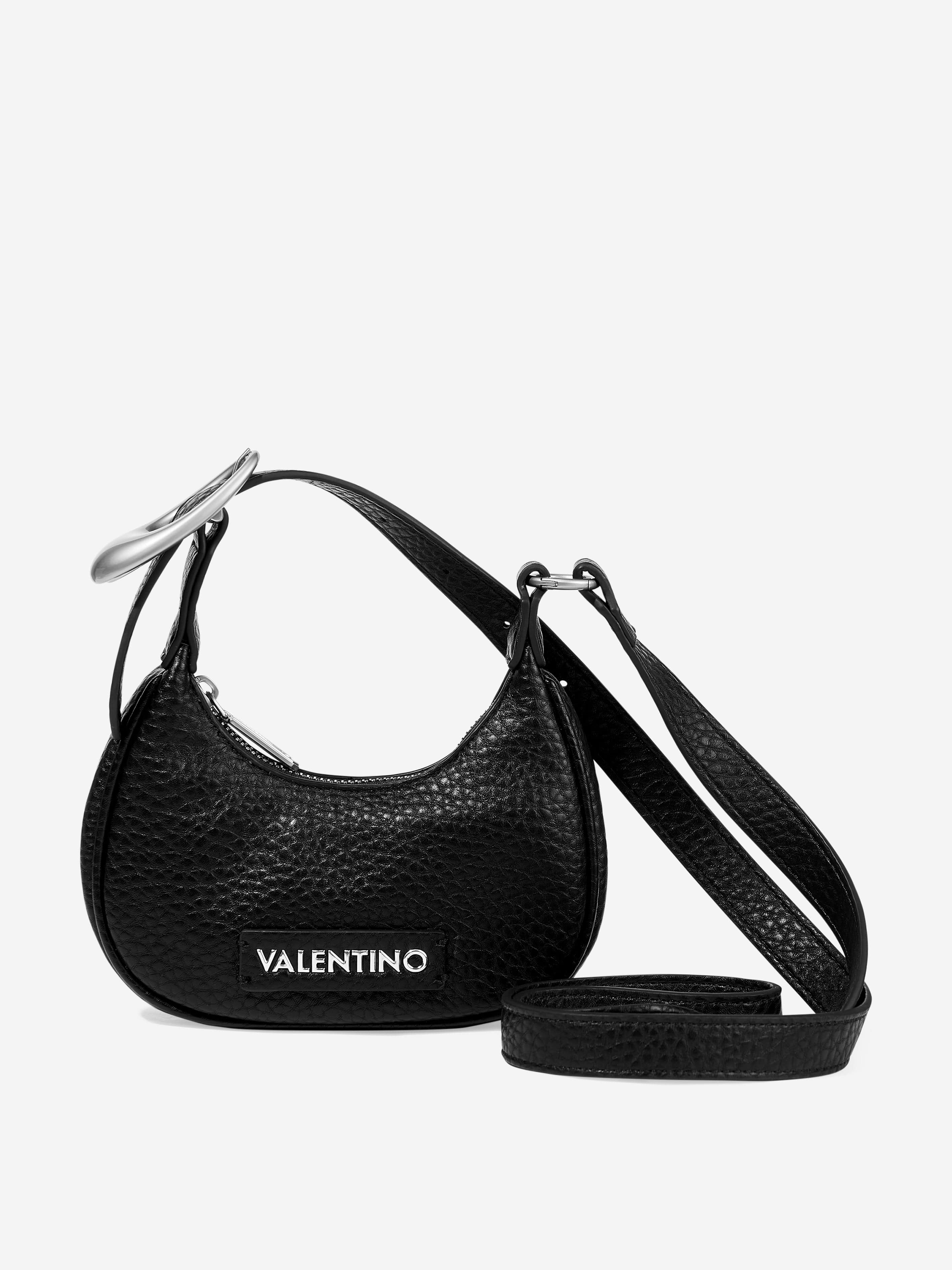 Valentino Willowy Re Shoulder Bag in Black (16.5cm)