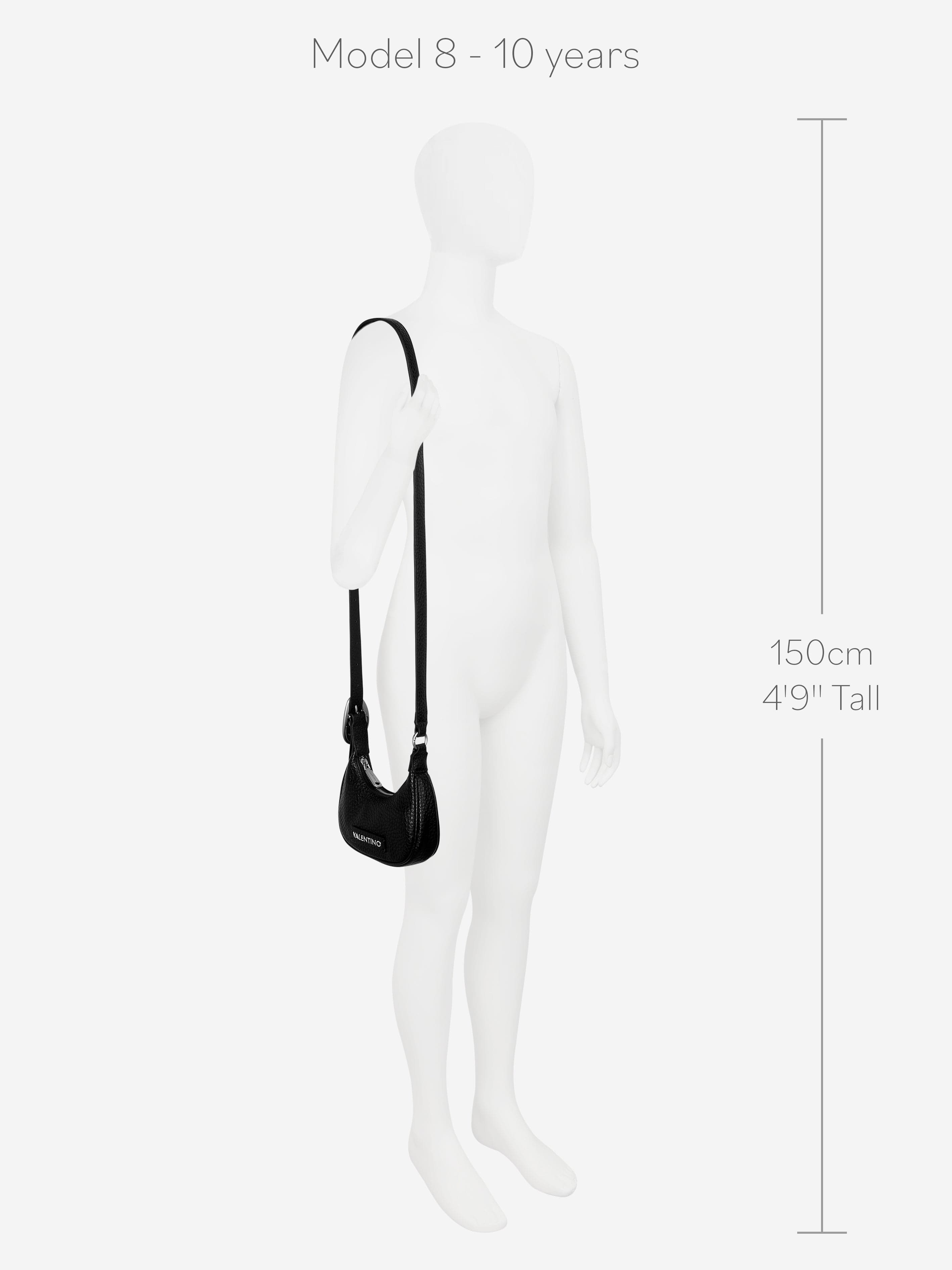 Valentino Willowy Re Shoulder Bag in Black (16.5cm)