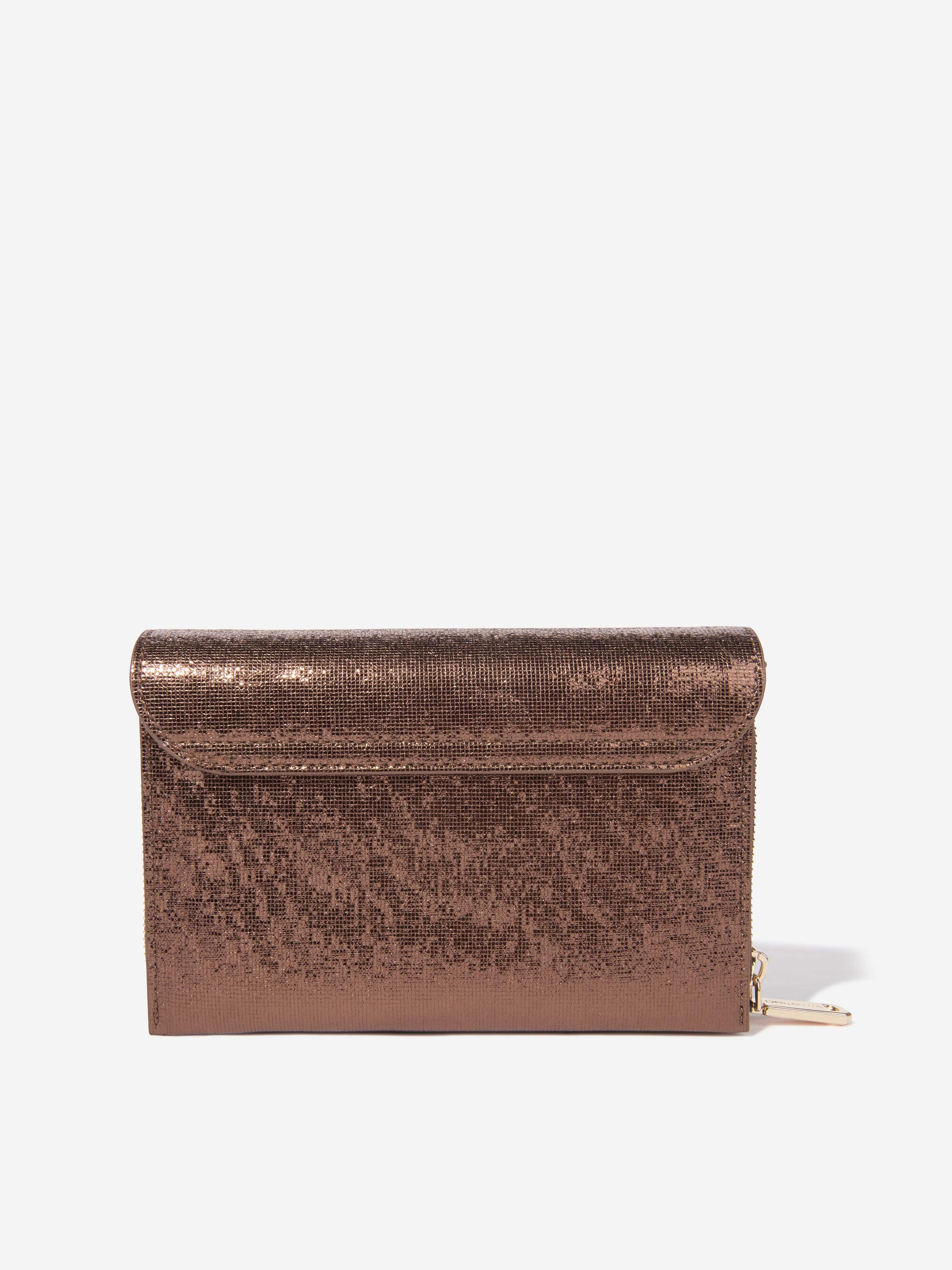 Valentino Ember Flap Bag in Bronze (20cm)